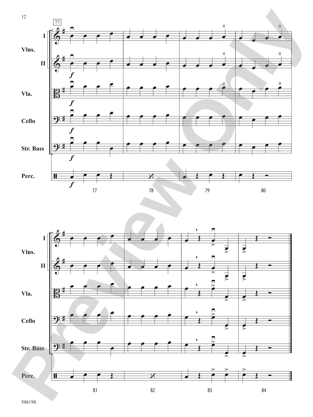 Mohanam Hop: String Orchestra Conductor Score & Parts