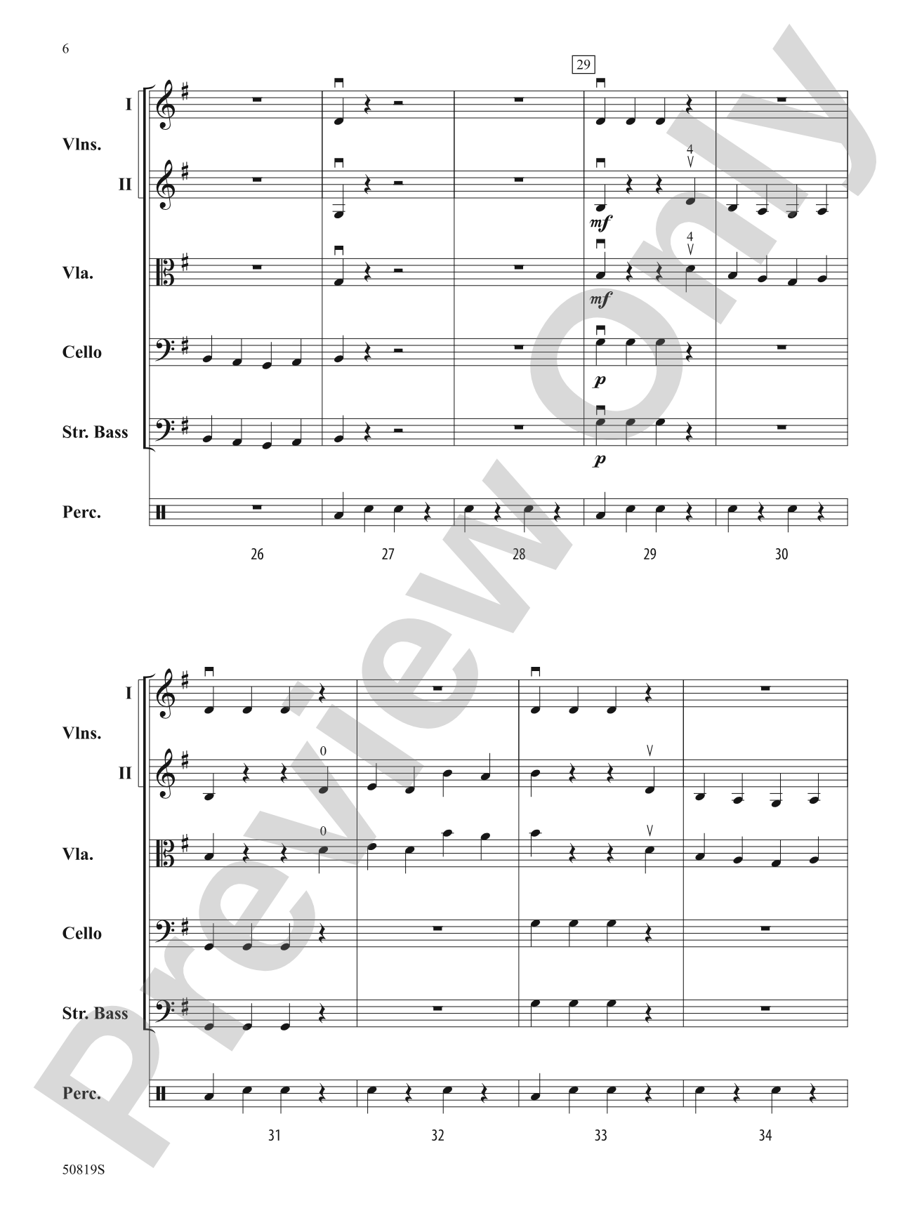 Mohanam Hop: String Orchestra Conductor Score & Parts