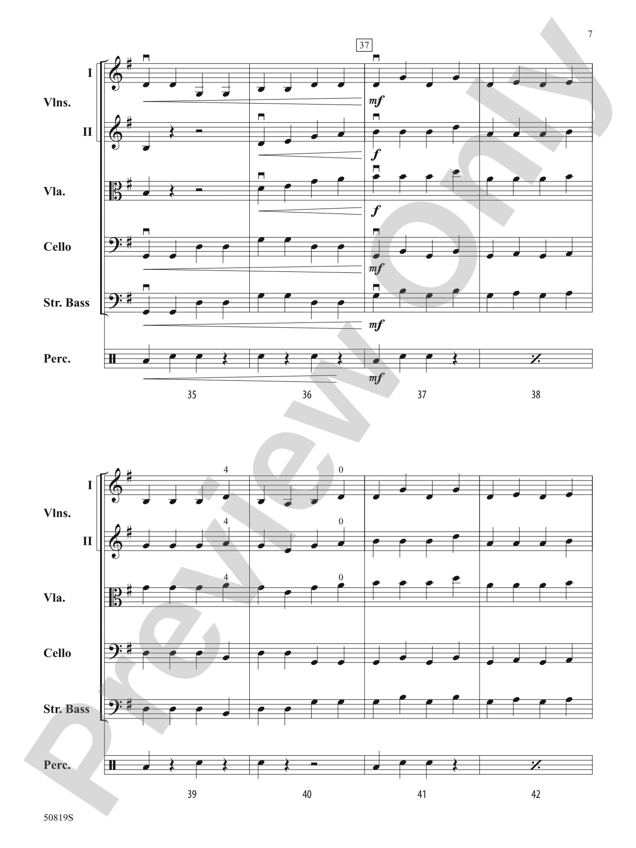 Mohanam Hop: String Orchestra Conductor Score & Parts