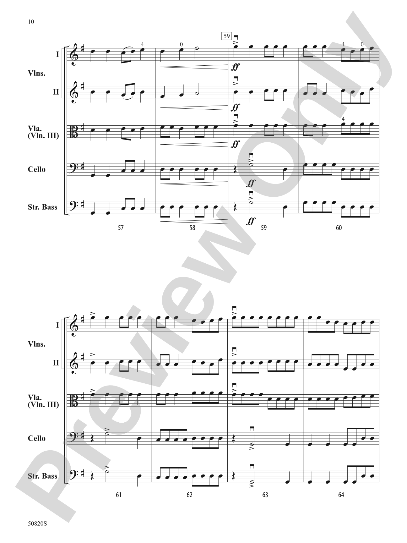 Chasing Dreams: String Orchestra Conductor Score & Parts