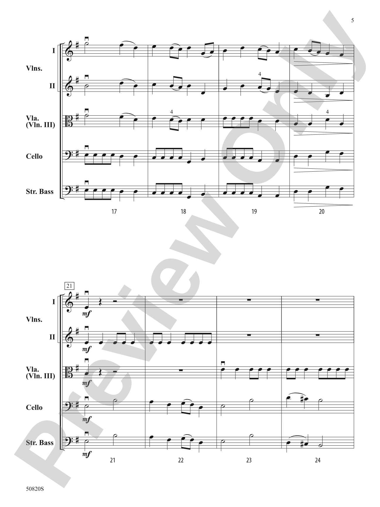 Chasing Dreams: String Orchestra Conductor Score & Parts