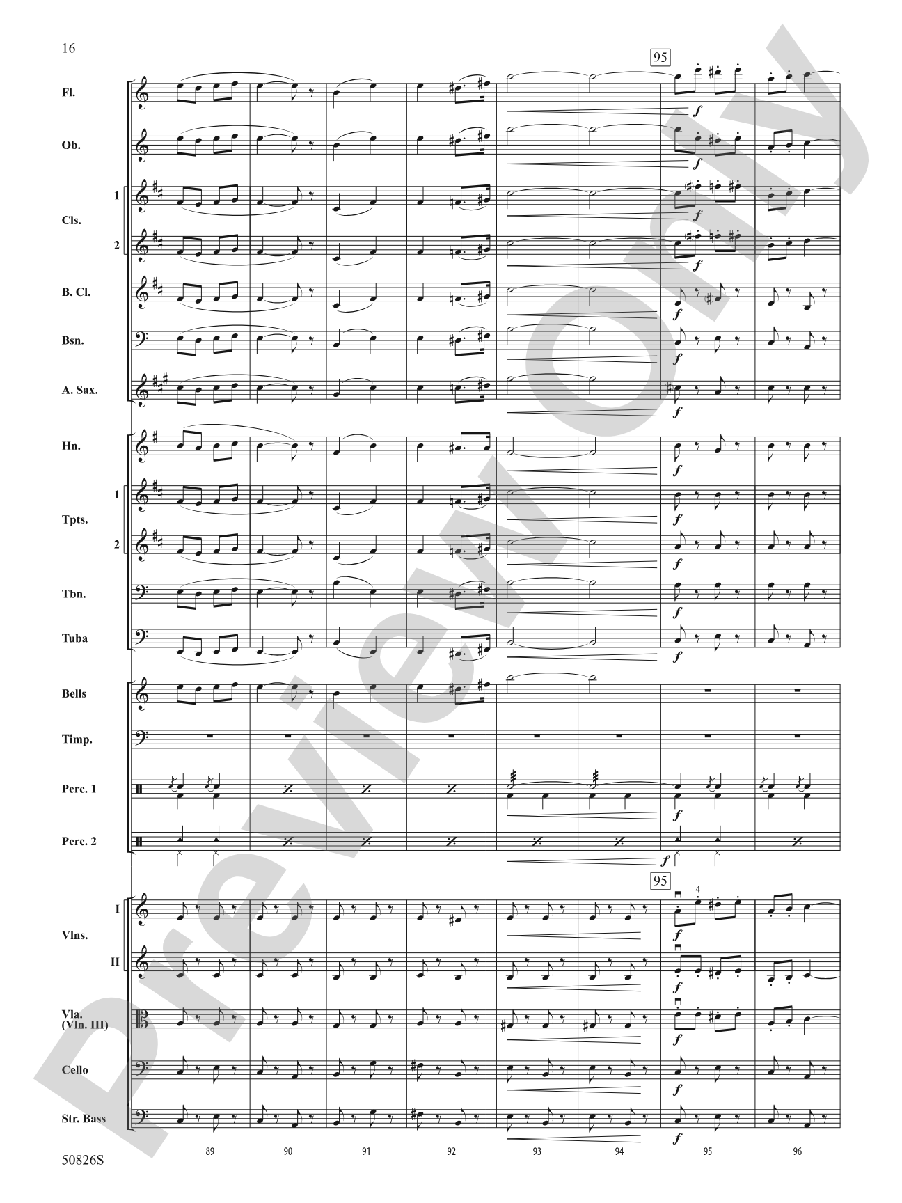 Overture from Carmen: Score