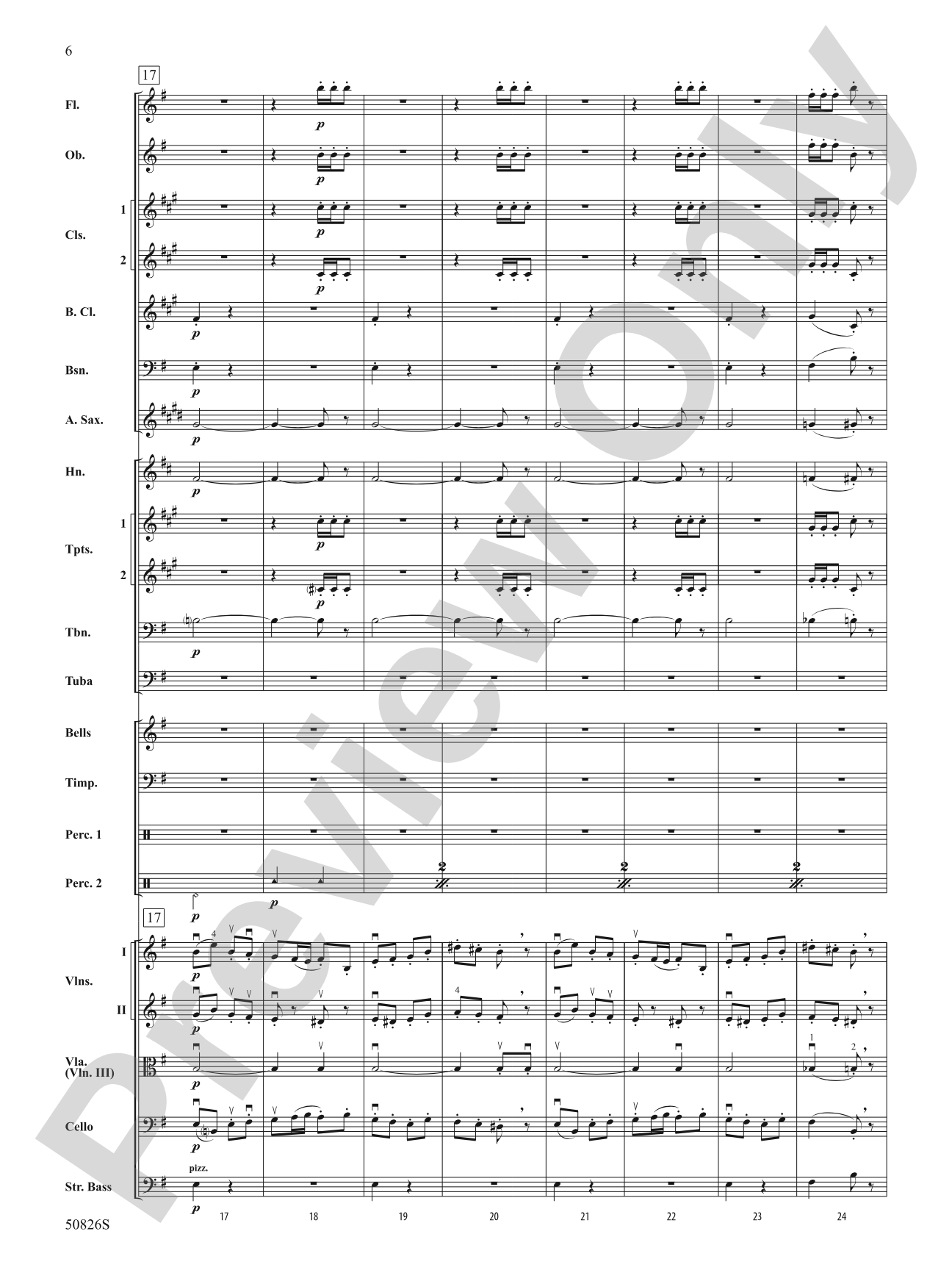 Overture from Carmen: Score