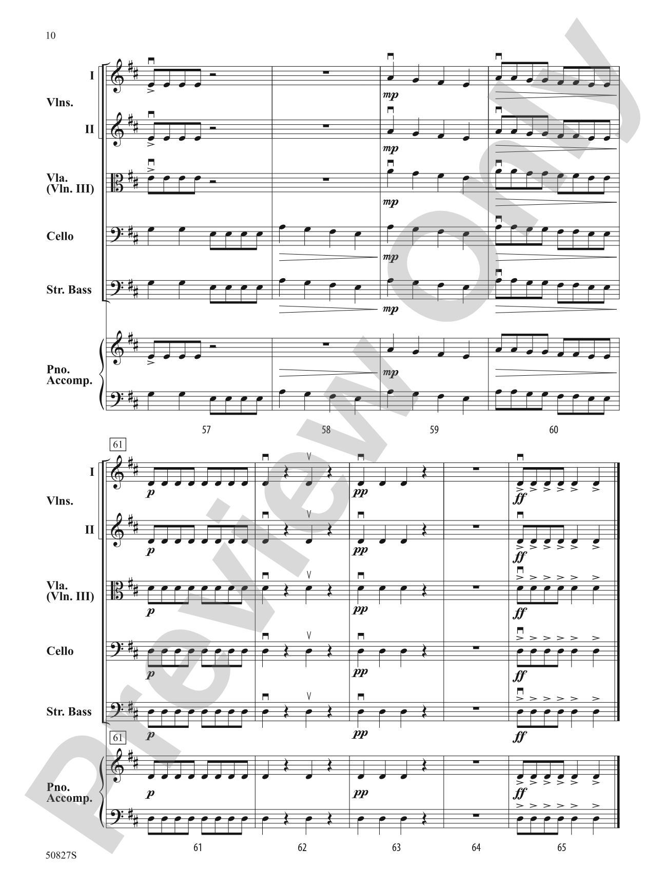 Flight of the Dynamic Drone: String Orchestra Conductor Score & Parts