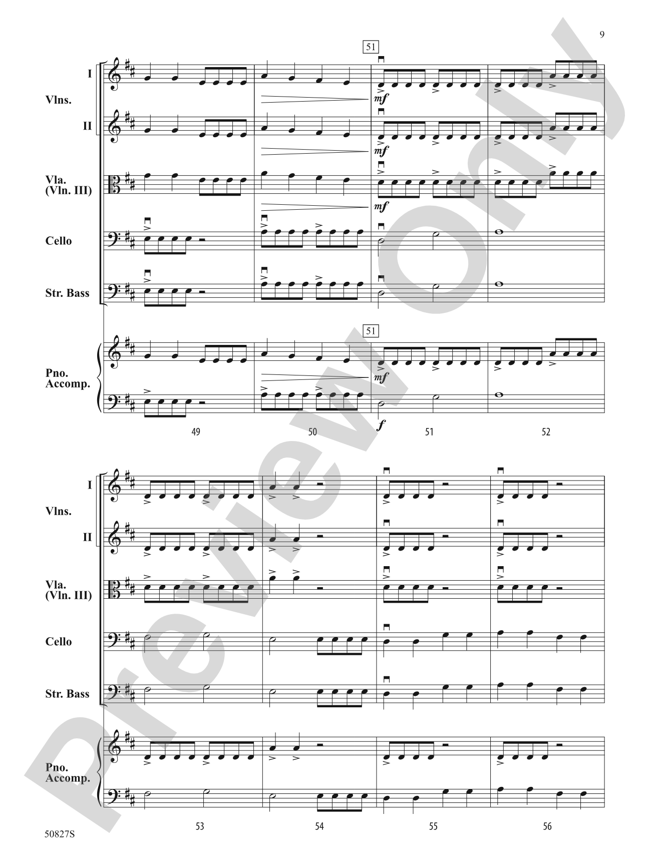 Flight of the Dynamic Drone: String Orchestra Conductor Score & Parts