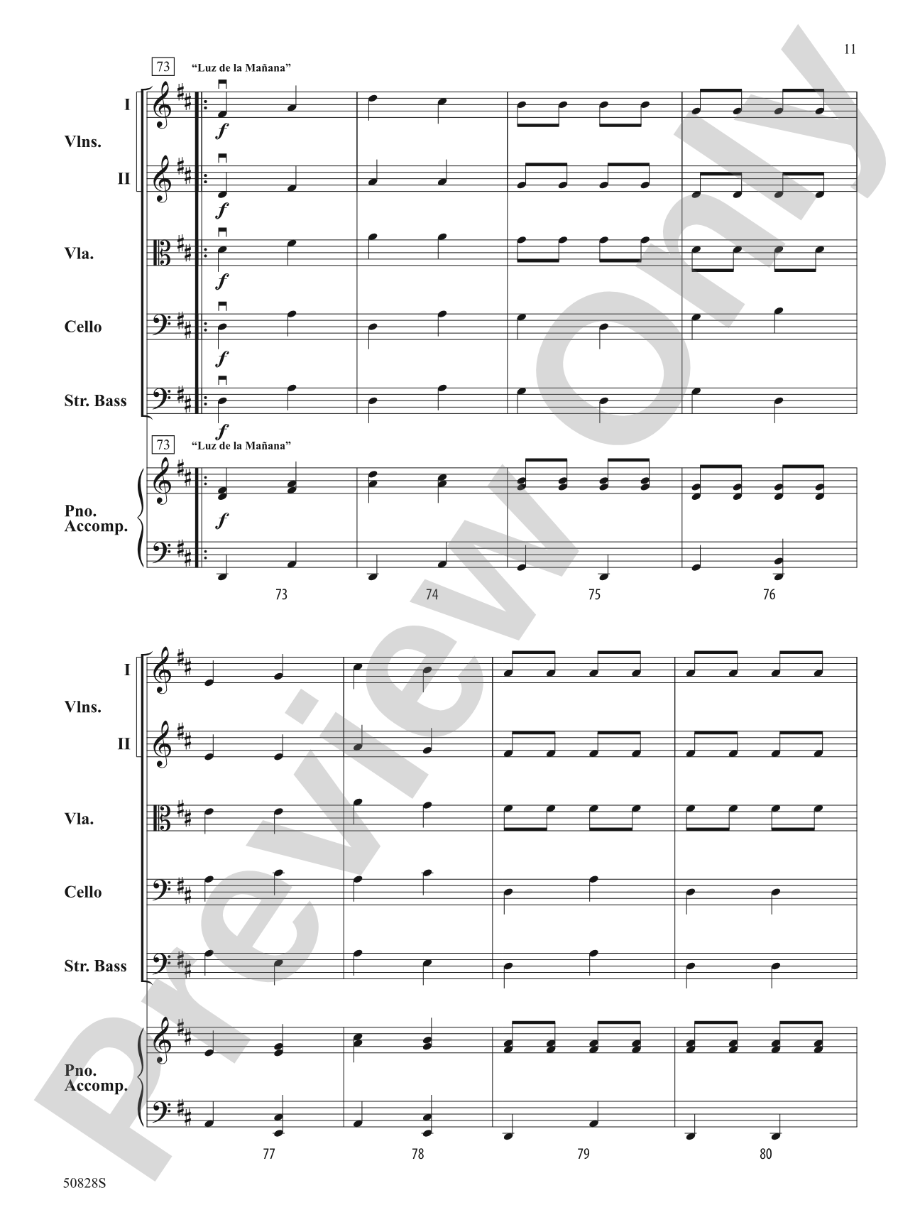 Songs of Mexico: String Orchestra Conductor Score & Parts