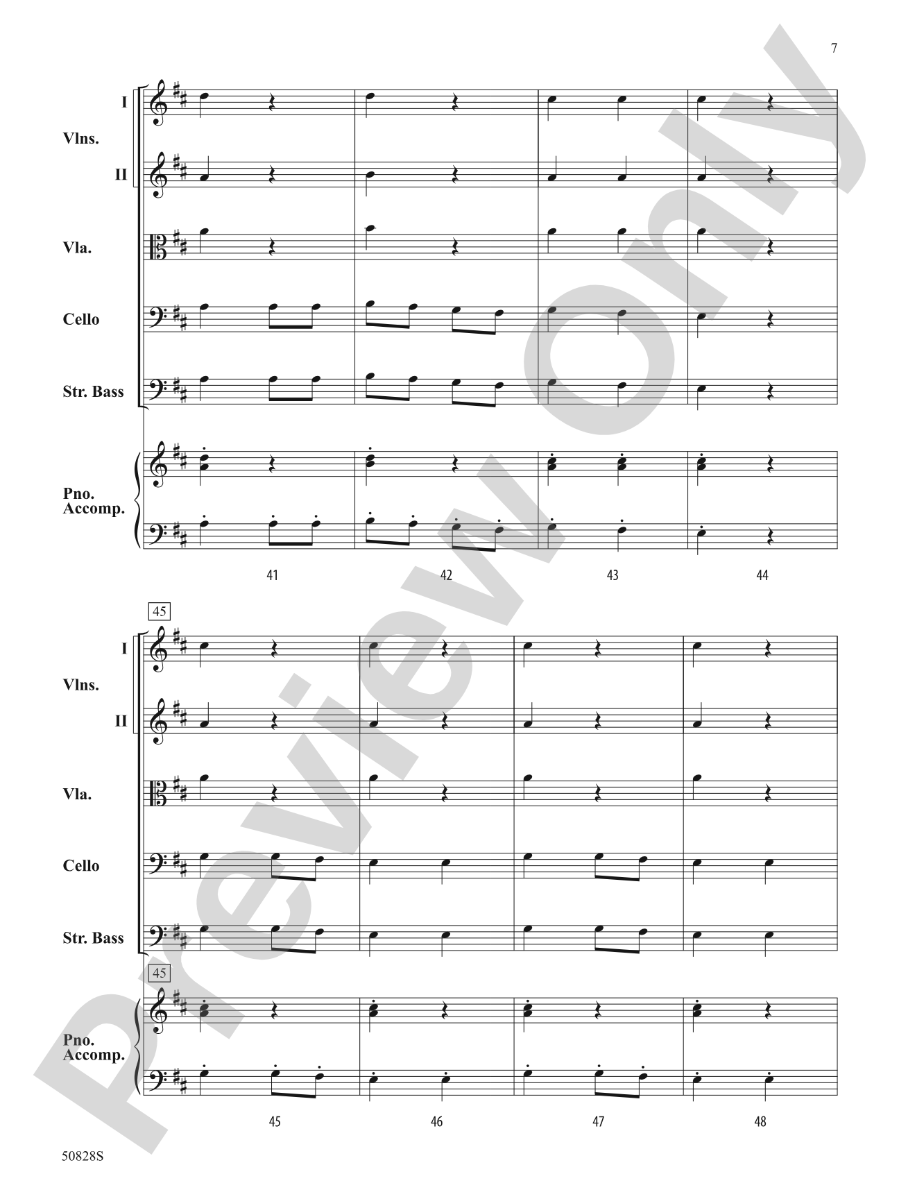 Songs of Mexico: String Orchestra Conductor Score & Parts