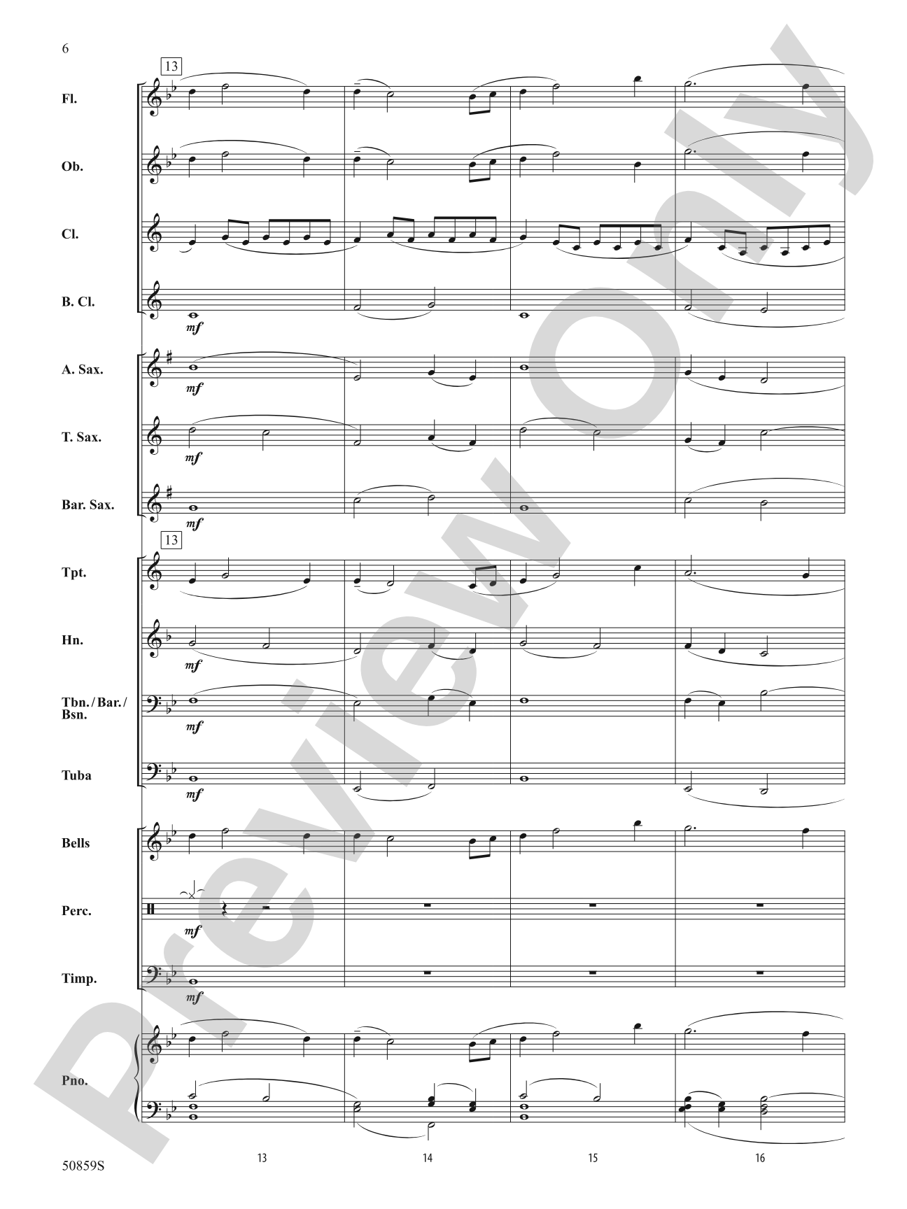 Whispers in the Wind: Concert Band Conductor Score & Parts