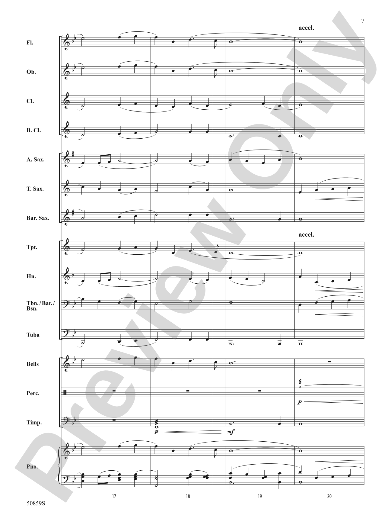 Whispers in the Wind: Concert Band Conductor Score & Parts