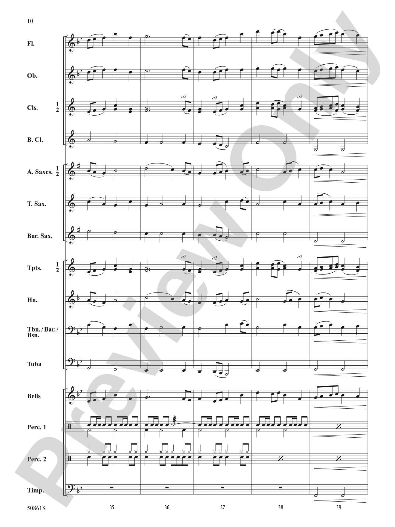 As One: Concert Band Conductor Score & Parts