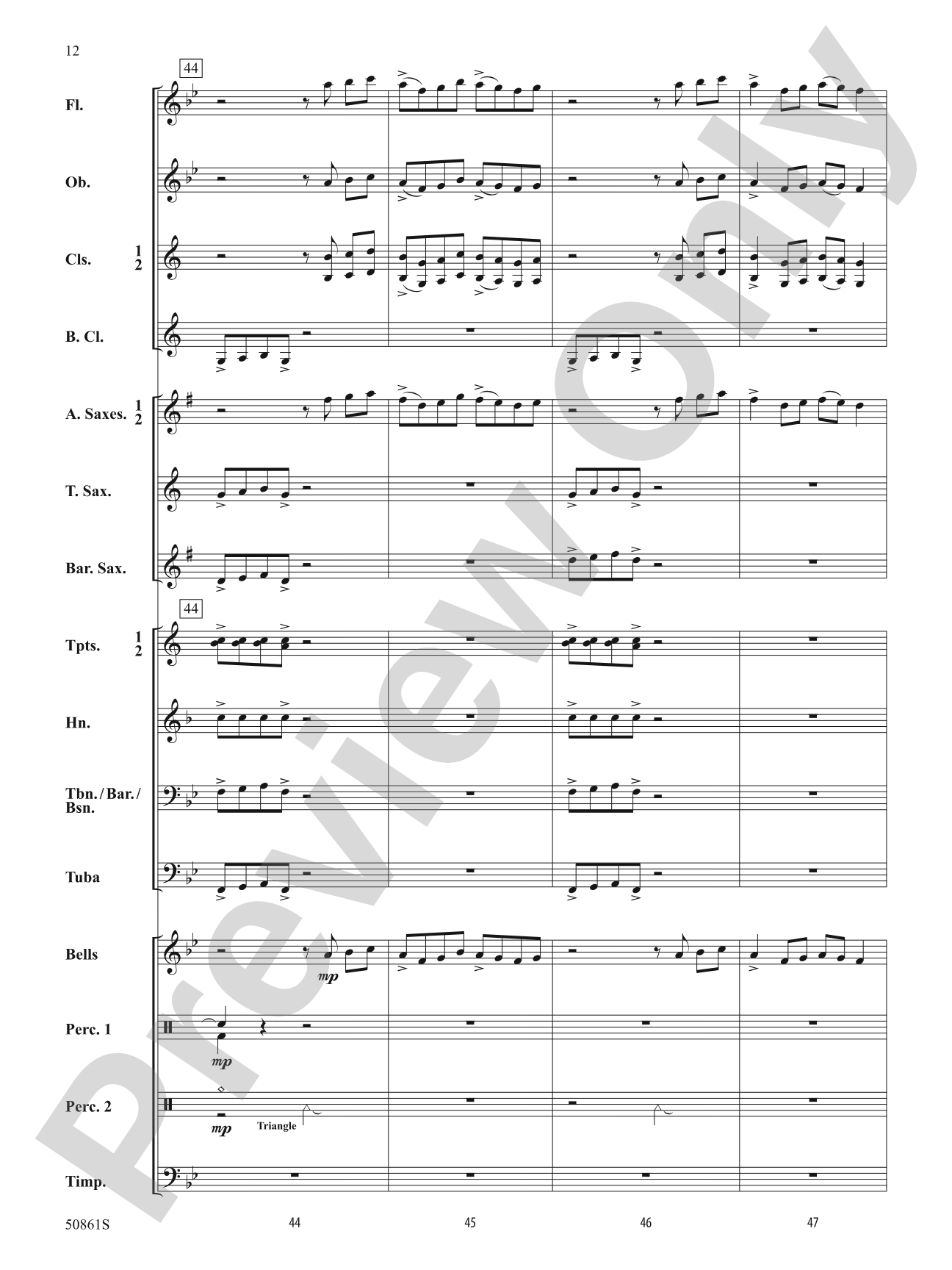 As One: Concert Band Conductor Score & Parts