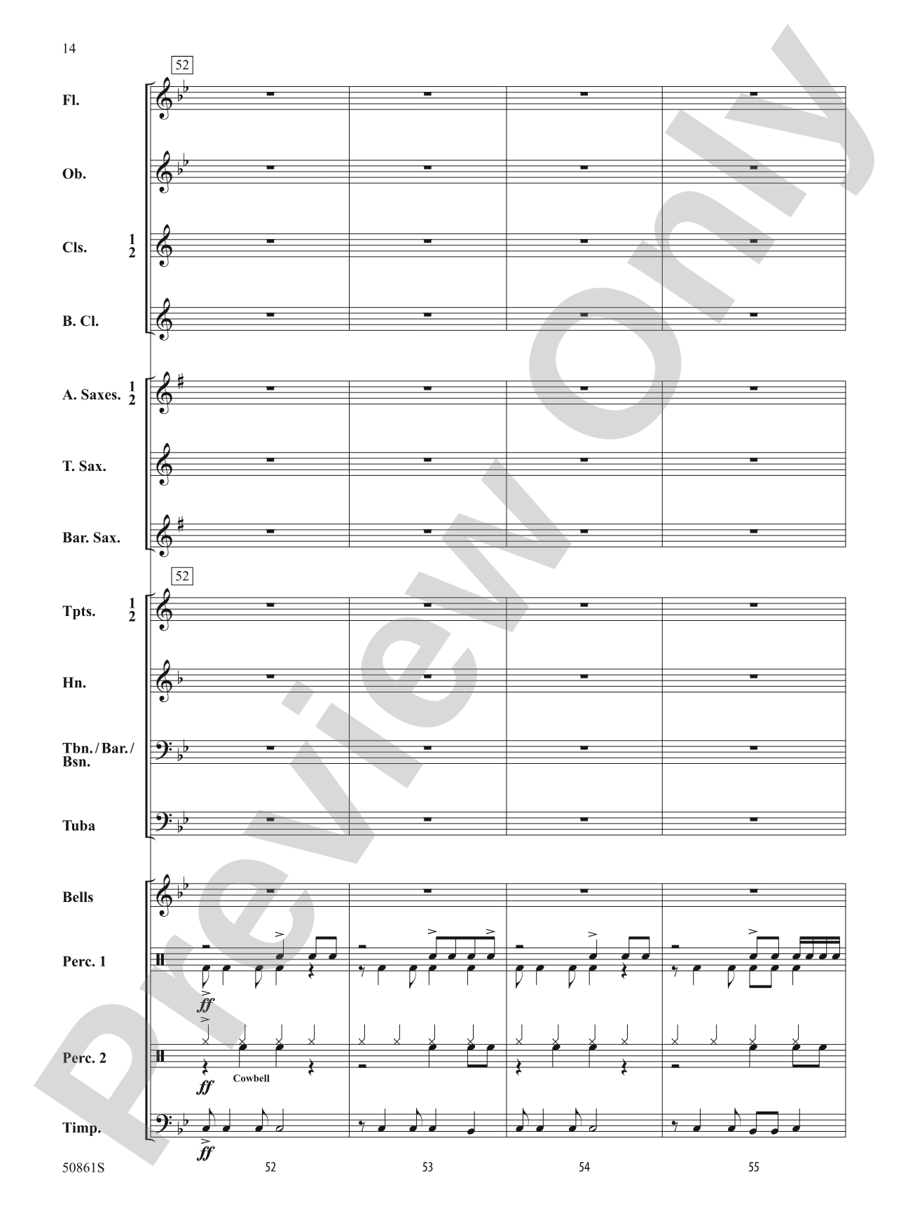 As One: Concert Band Conductor Score & Parts