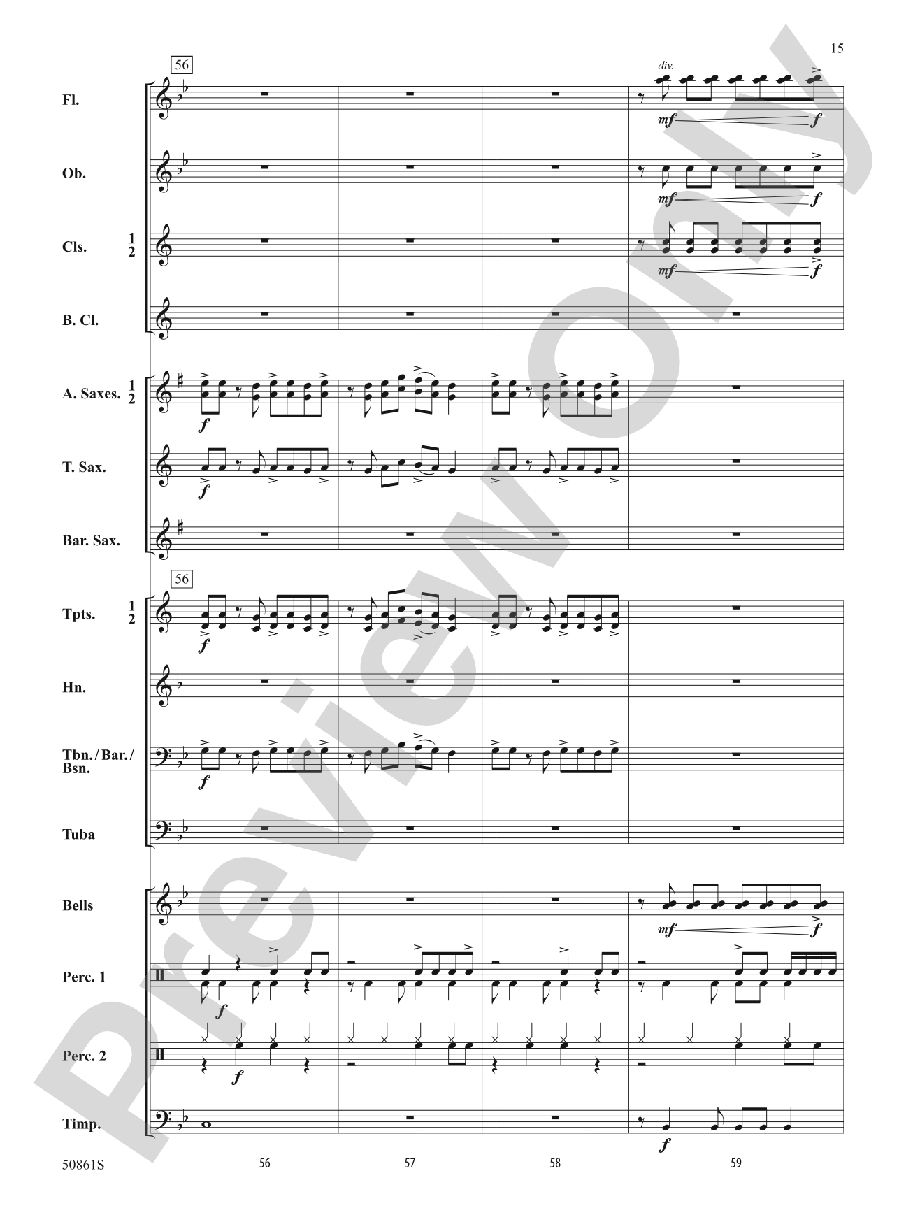 As One: Concert Band Conductor Score & Parts