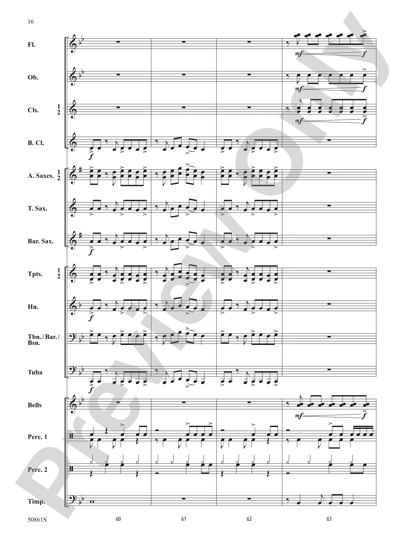 As One: Concert Band Conductor Score & Parts