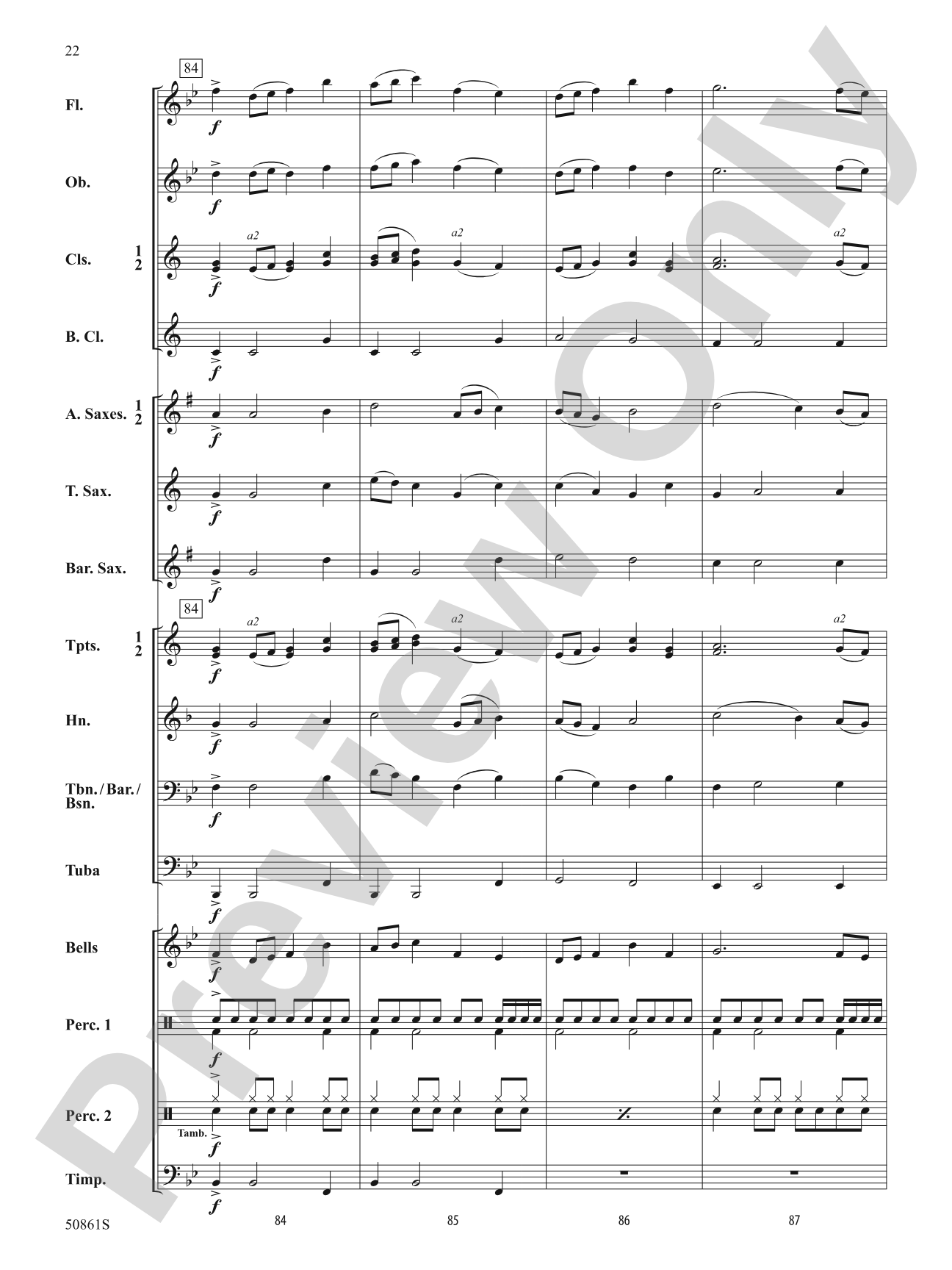 As One: Concert Band Conductor Score & Parts