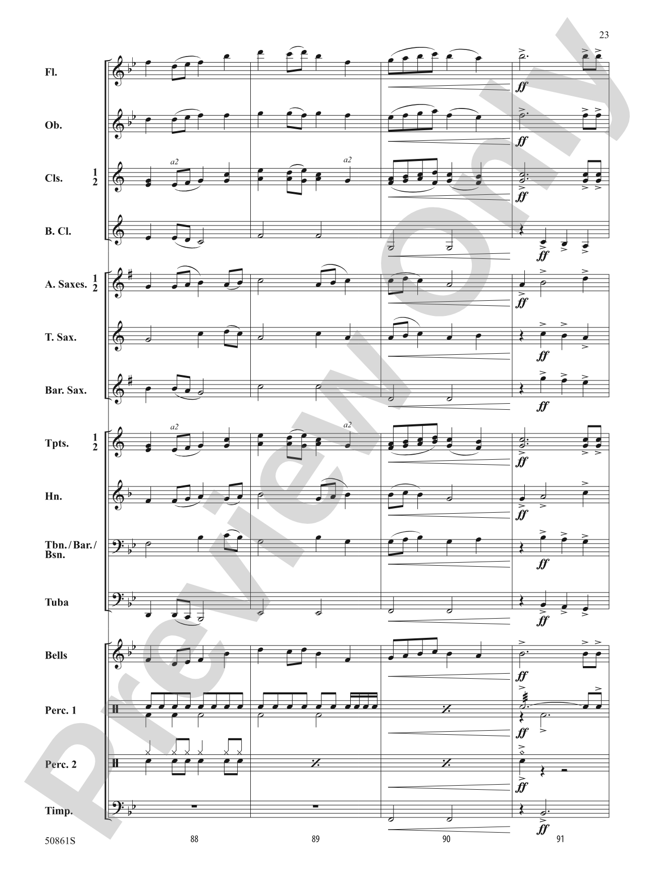 As One: Concert Band Conductor Score & Parts