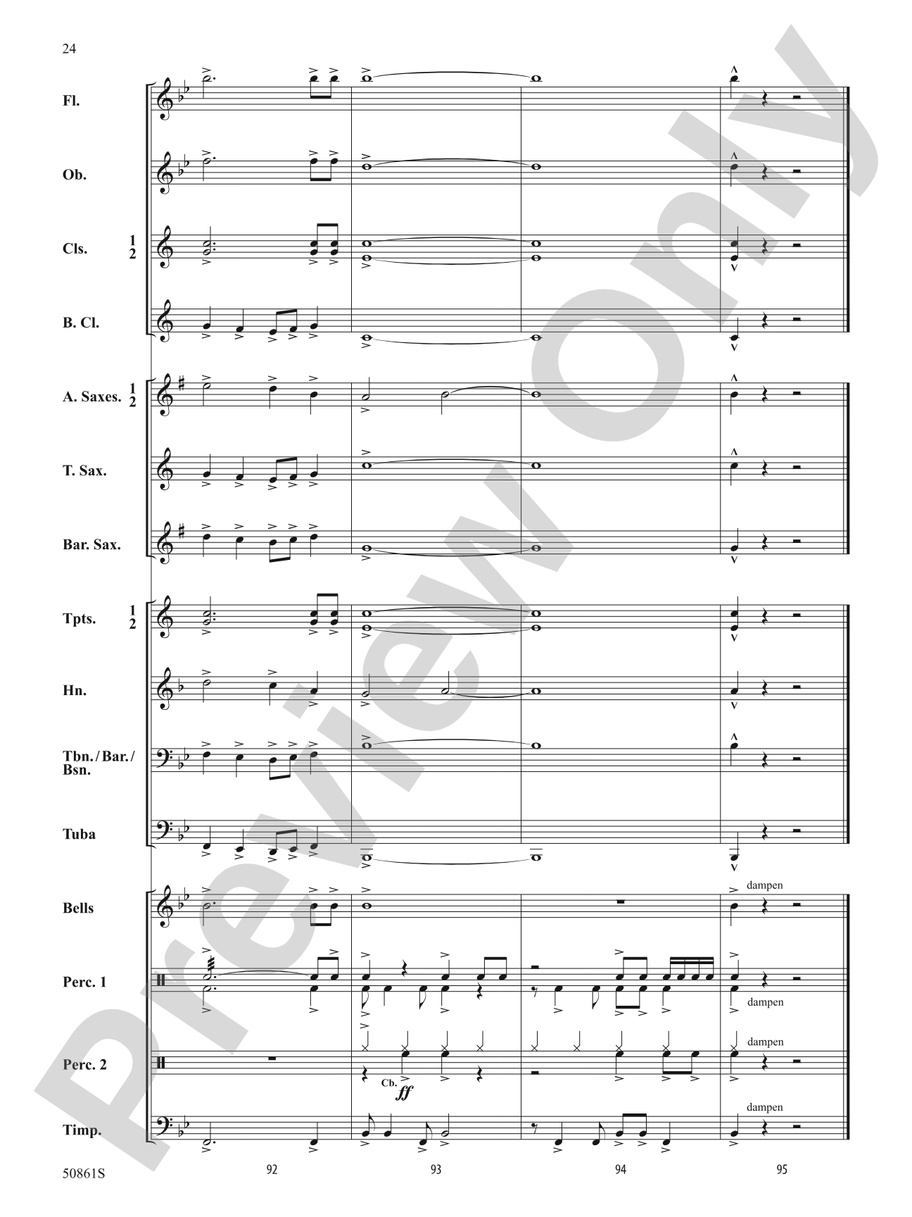 As One: Concert Band Conductor Score & Parts