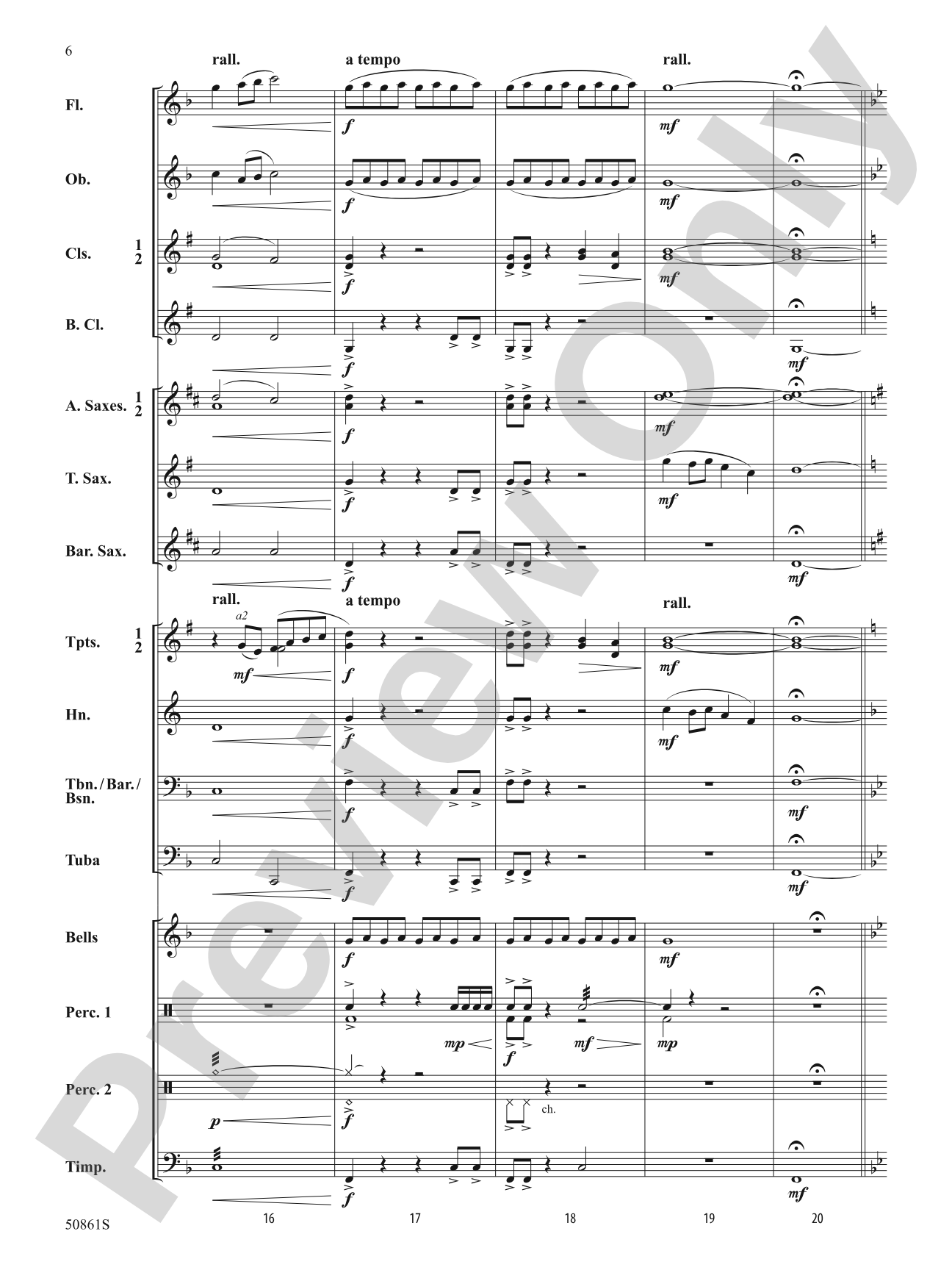 As One: Concert Band Conductor Score & Parts