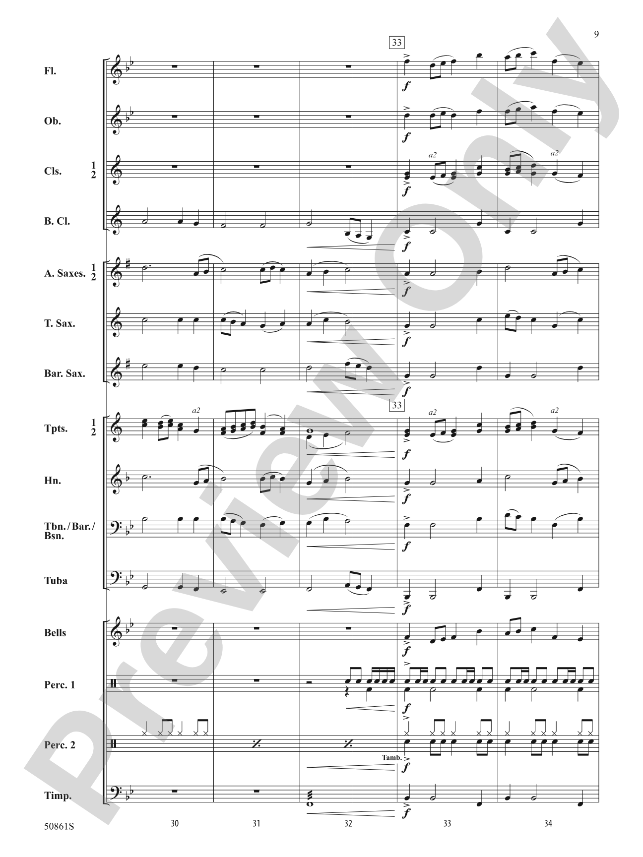 As One: Concert Band Conductor Score & Parts