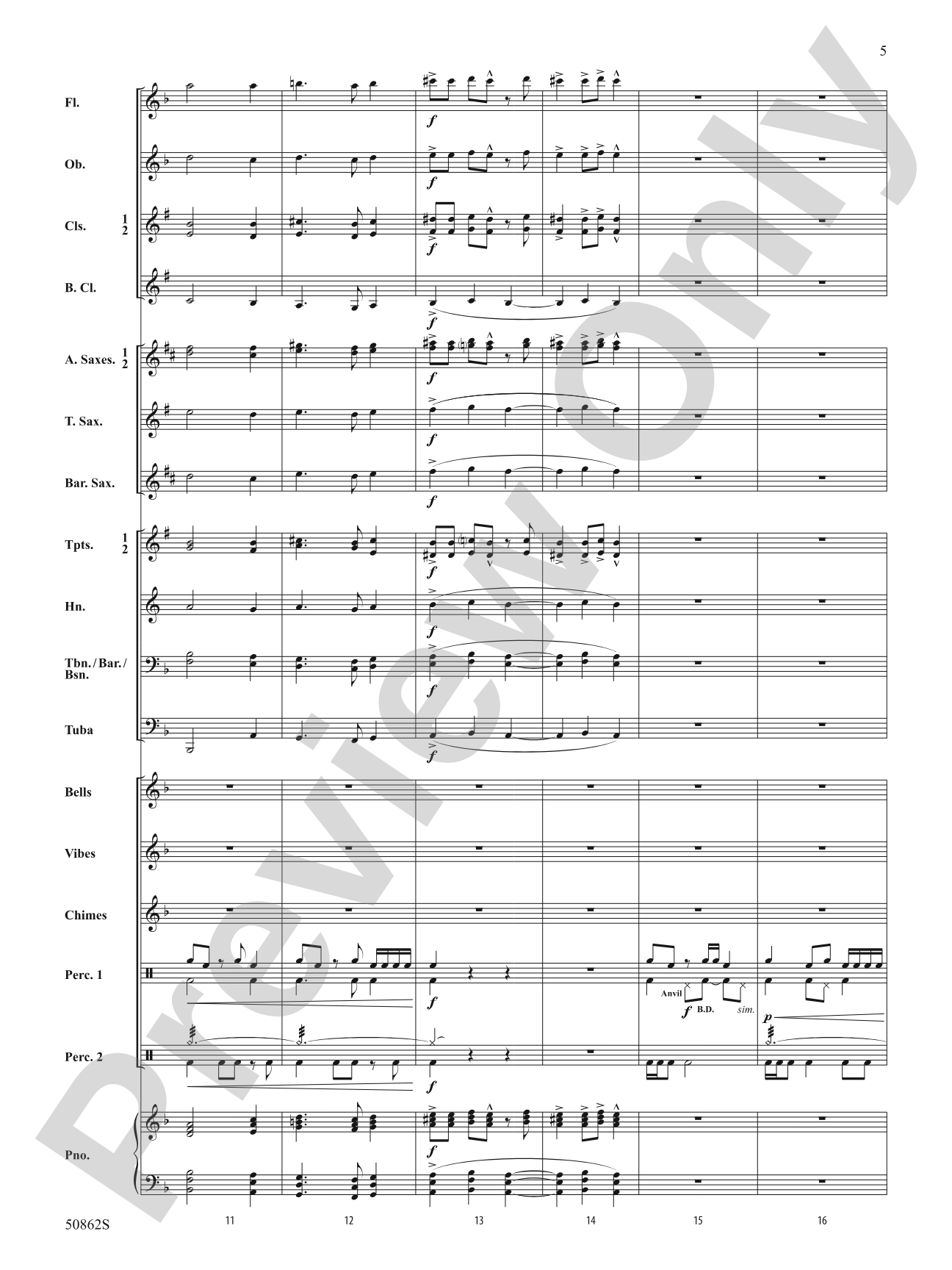 Quest of the Magi: Concert Band Conductor Score & Parts