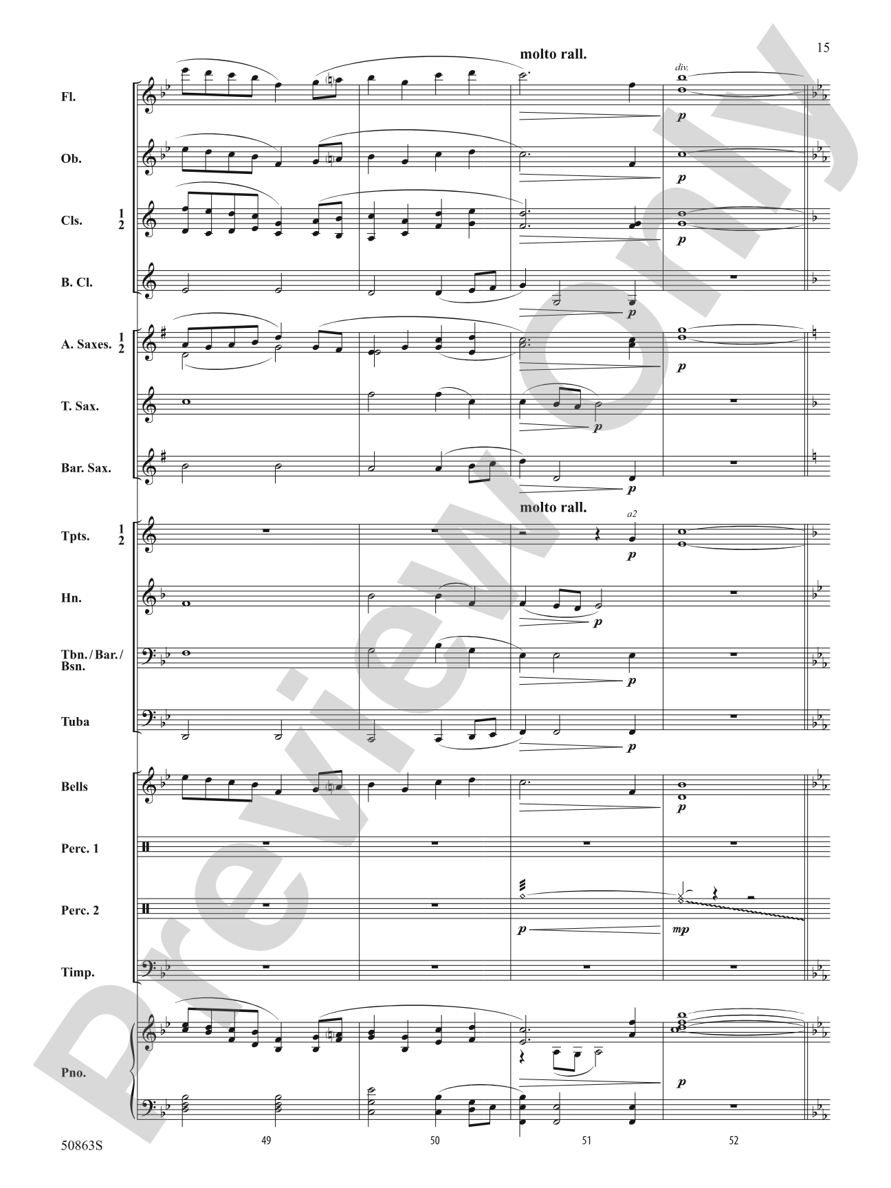 Mountainview Overture: Concert Band Conductor Score & Parts