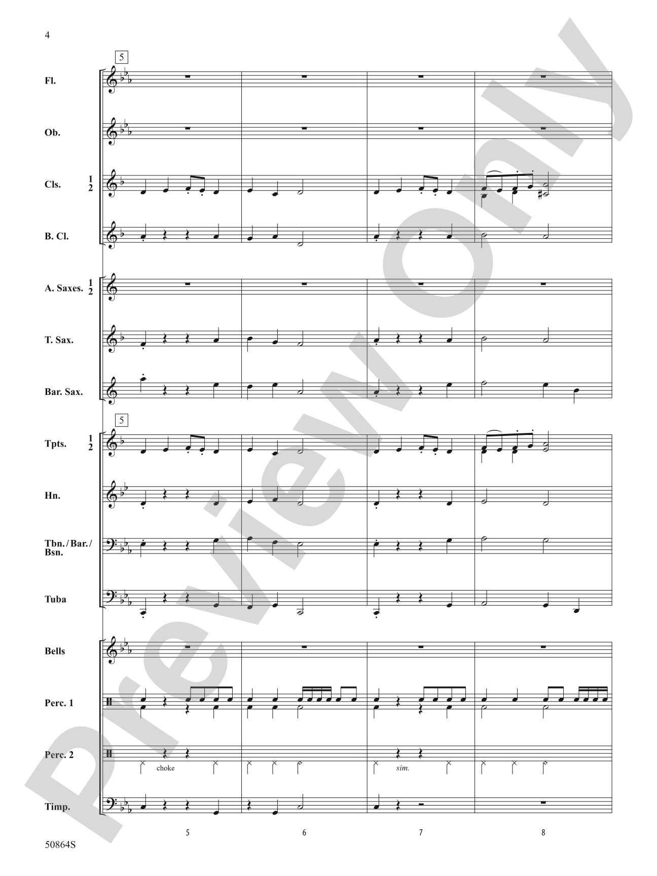 Alnwick Castle Fantasy: Concert Band Conductor Score & Parts
