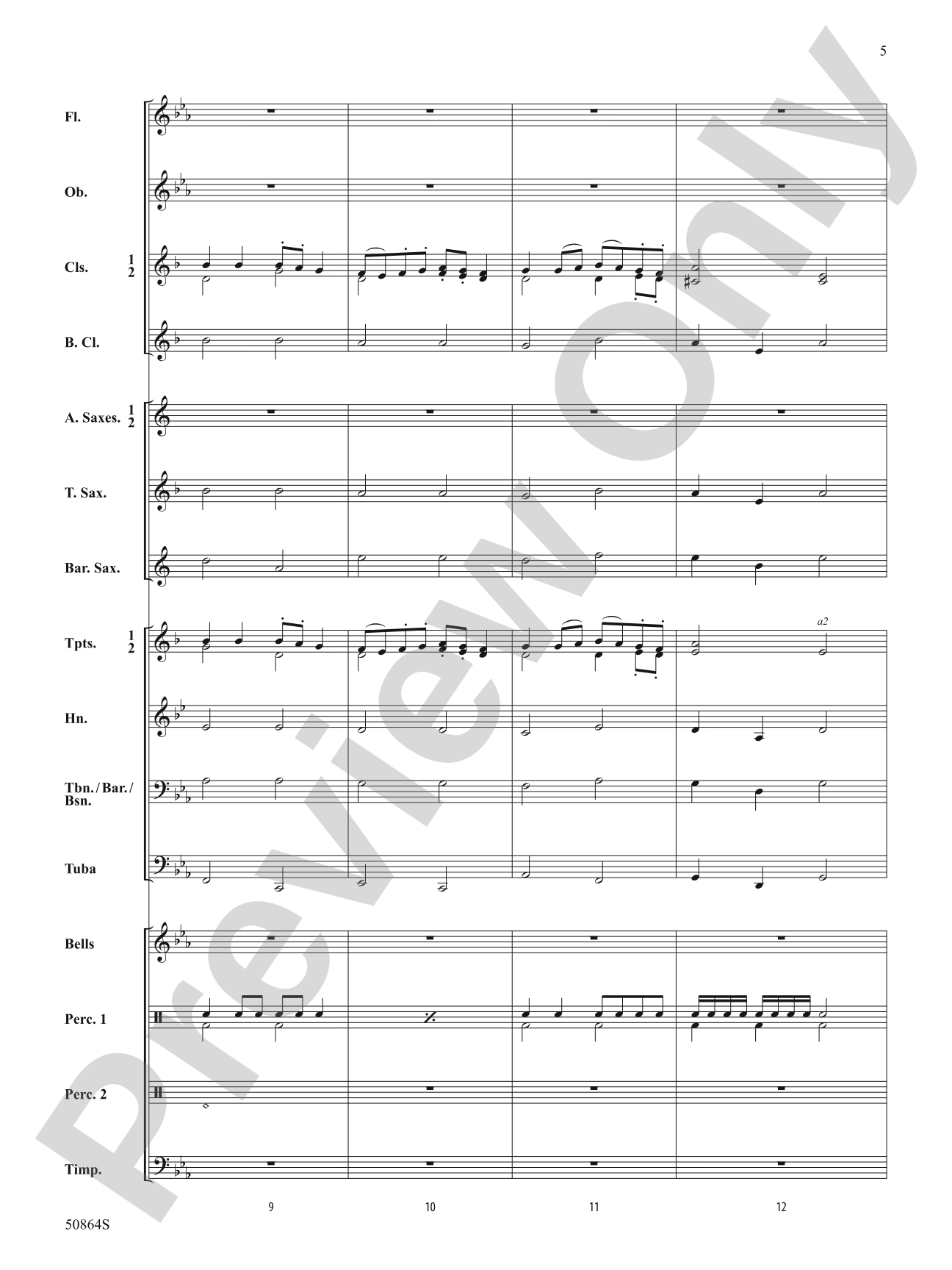 Alnwick Castle Fantasy: Concert Band Conductor Score & Parts