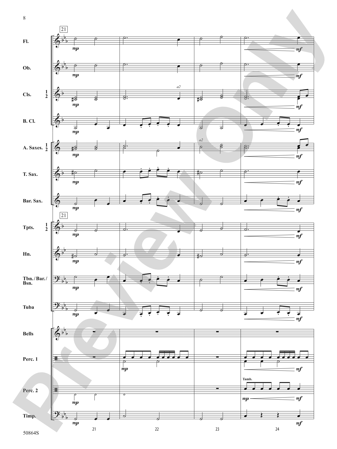 Alnwick Castle Fantasy: Concert Band Conductor Score & Parts