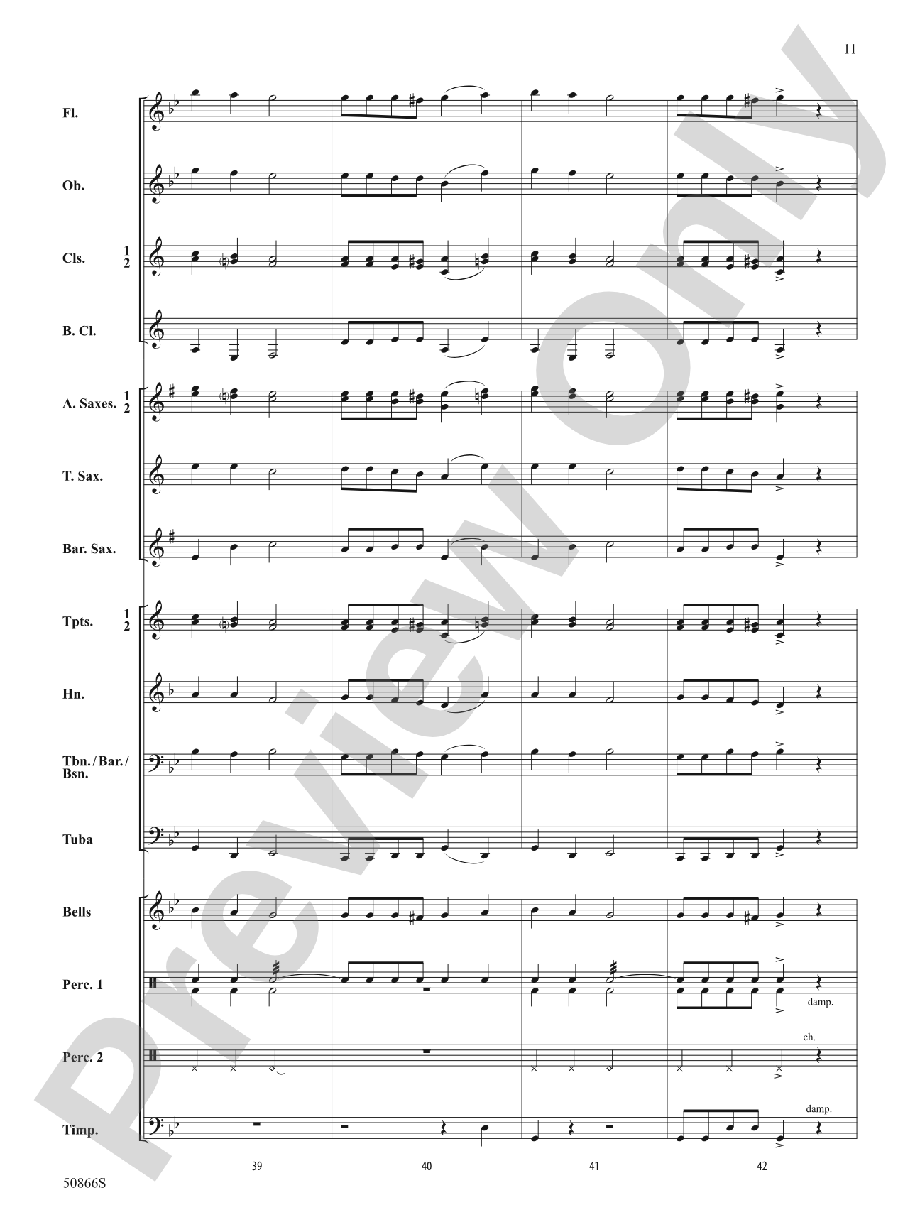 French Chanson: Concert Band Conductor Score & Parts