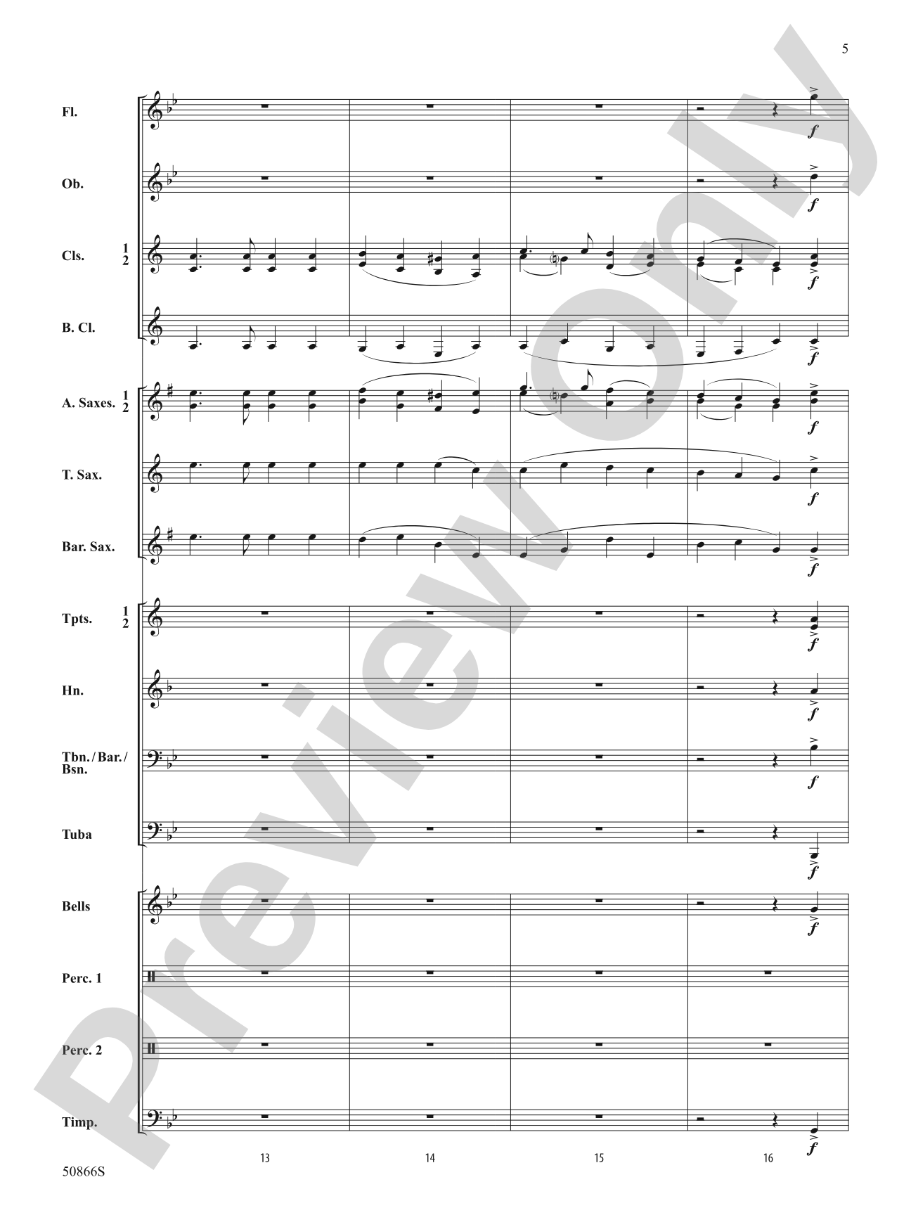 French Chanson: Concert Band Conductor Score & Parts