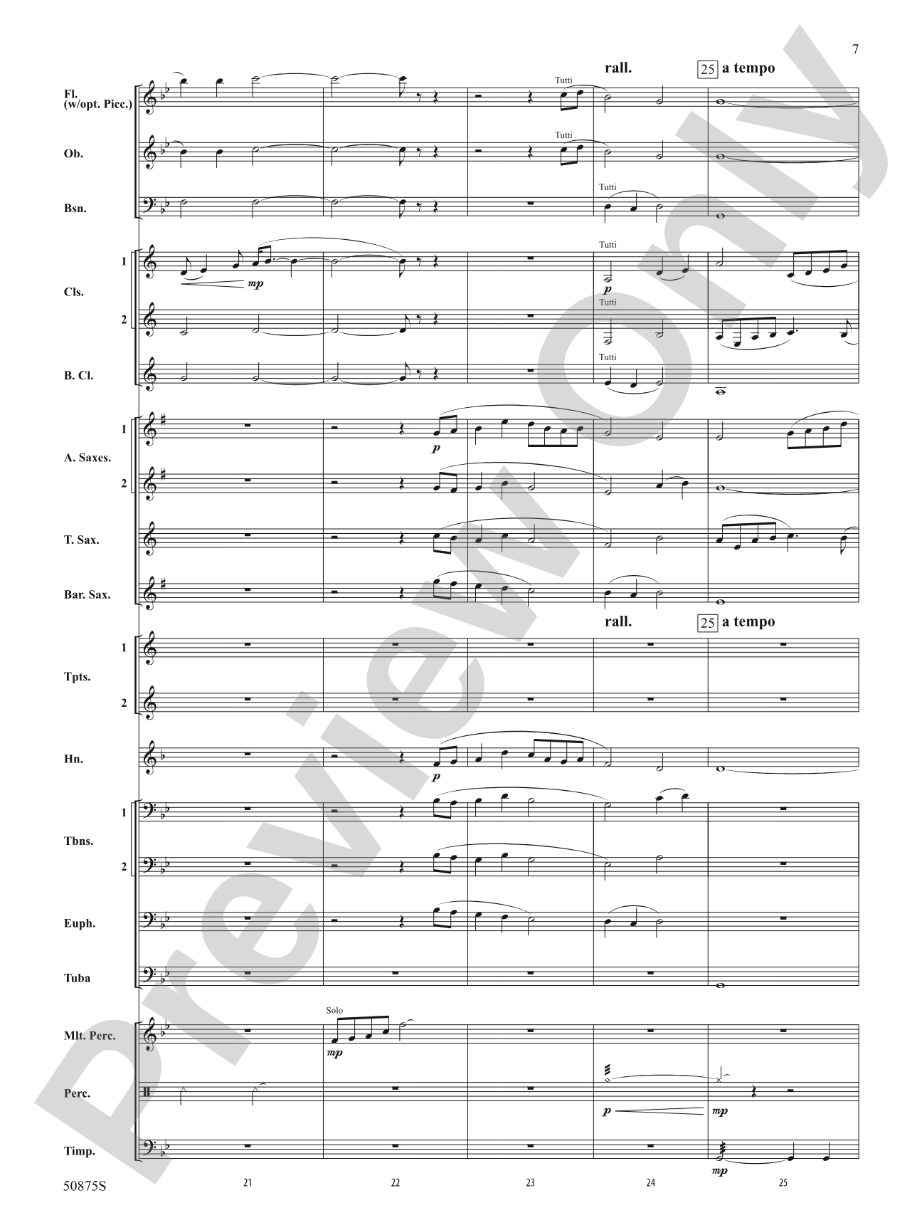 The Parting Glass: Score