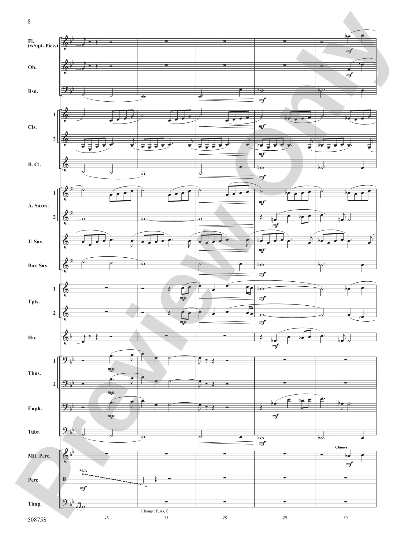 The Parting Glass: Score