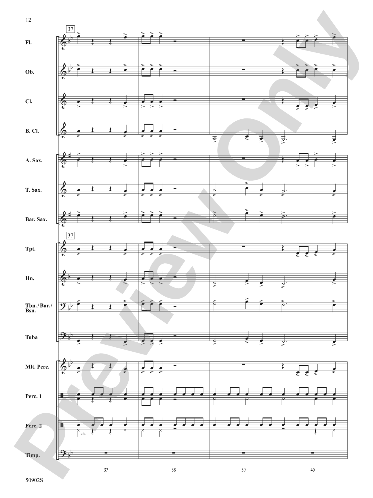 Courageous Spirit: Concert Band Conductor Score & Parts