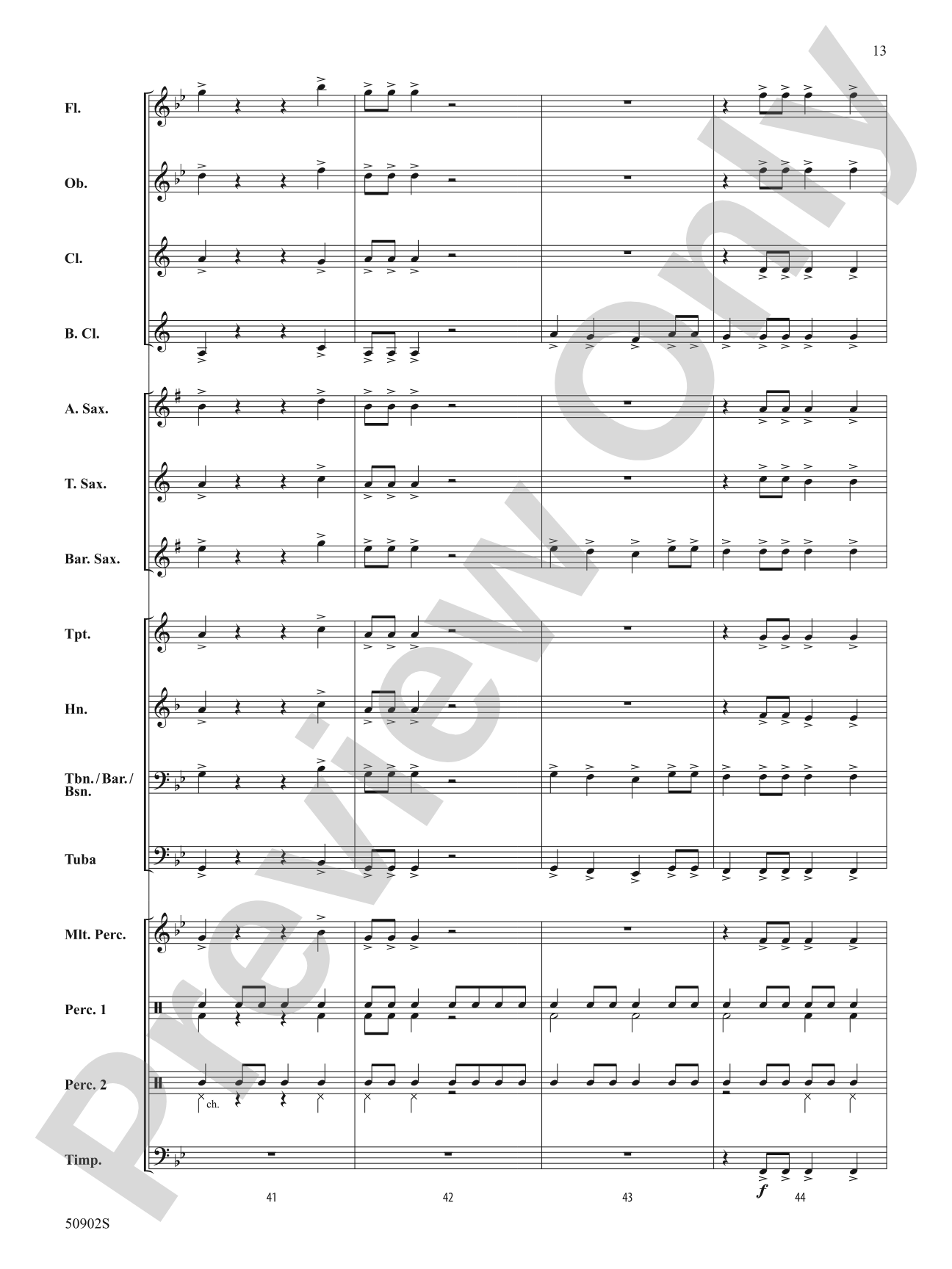 Courageous Spirit: Concert Band Conductor Score & Parts