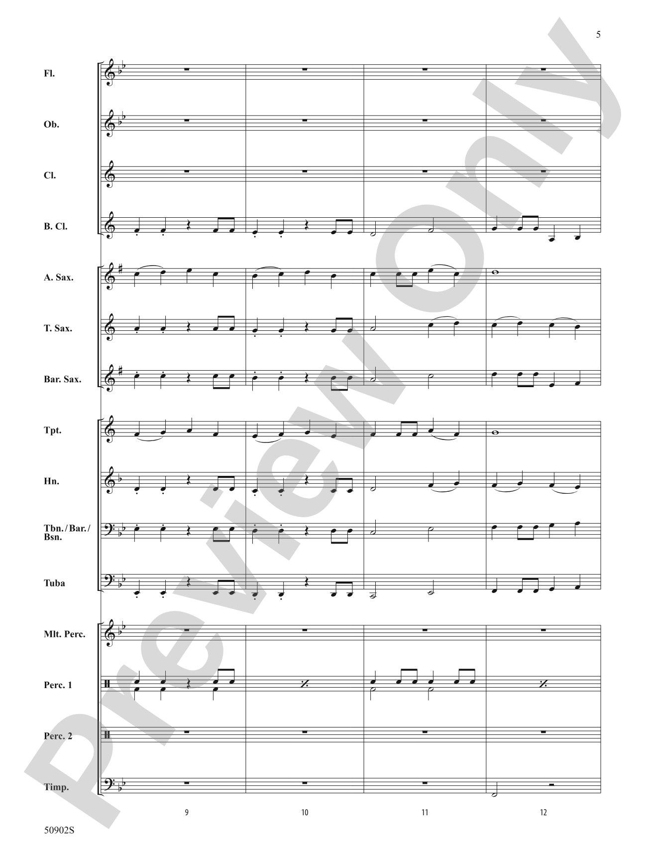 Courageous Spirit: Concert Band Conductor Score & Parts