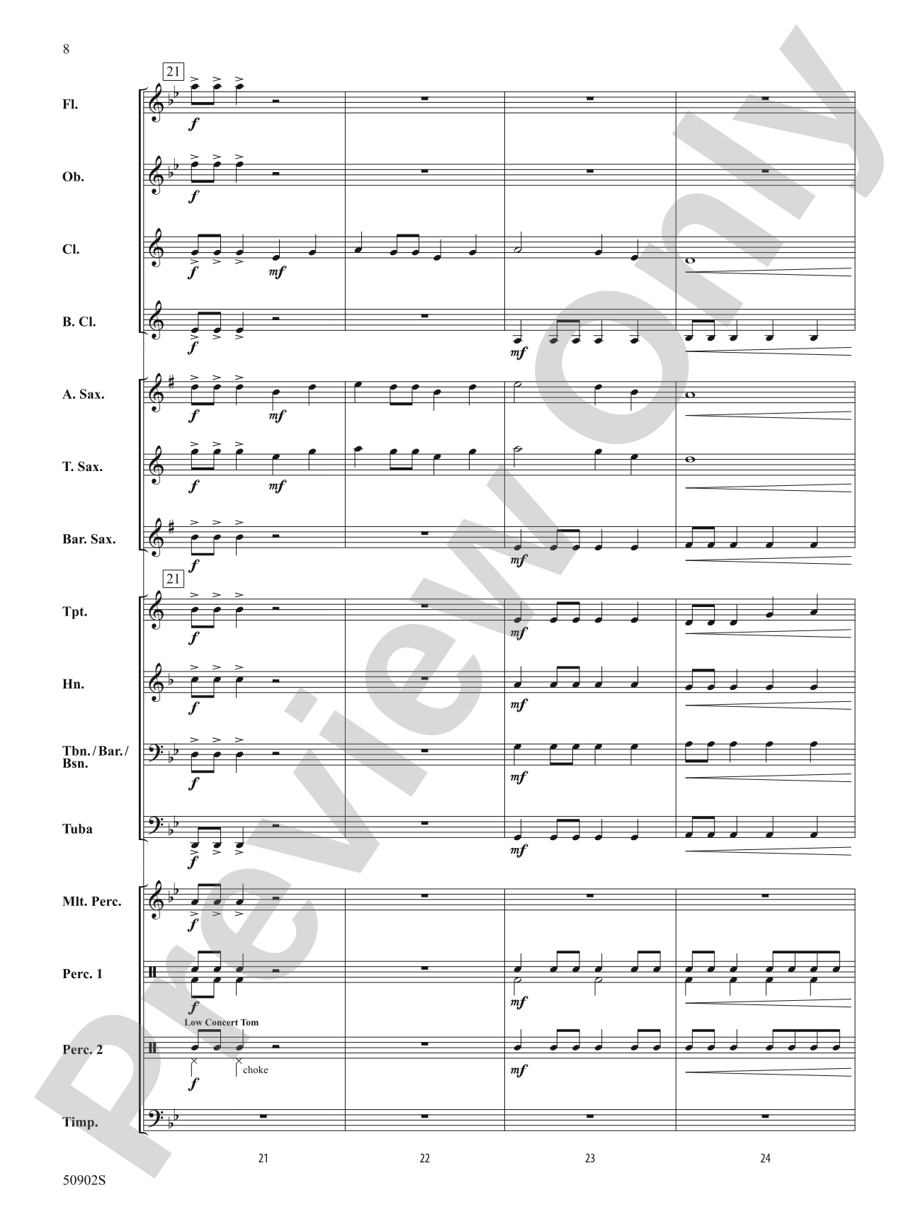 Courageous Spirit: Concert Band Conductor Score & Parts