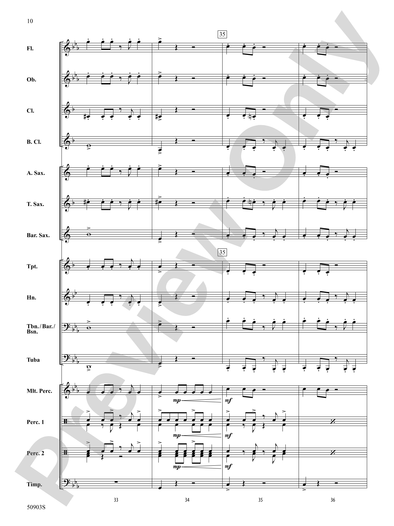Ritmático: Concert Band Conductor Score & Parts