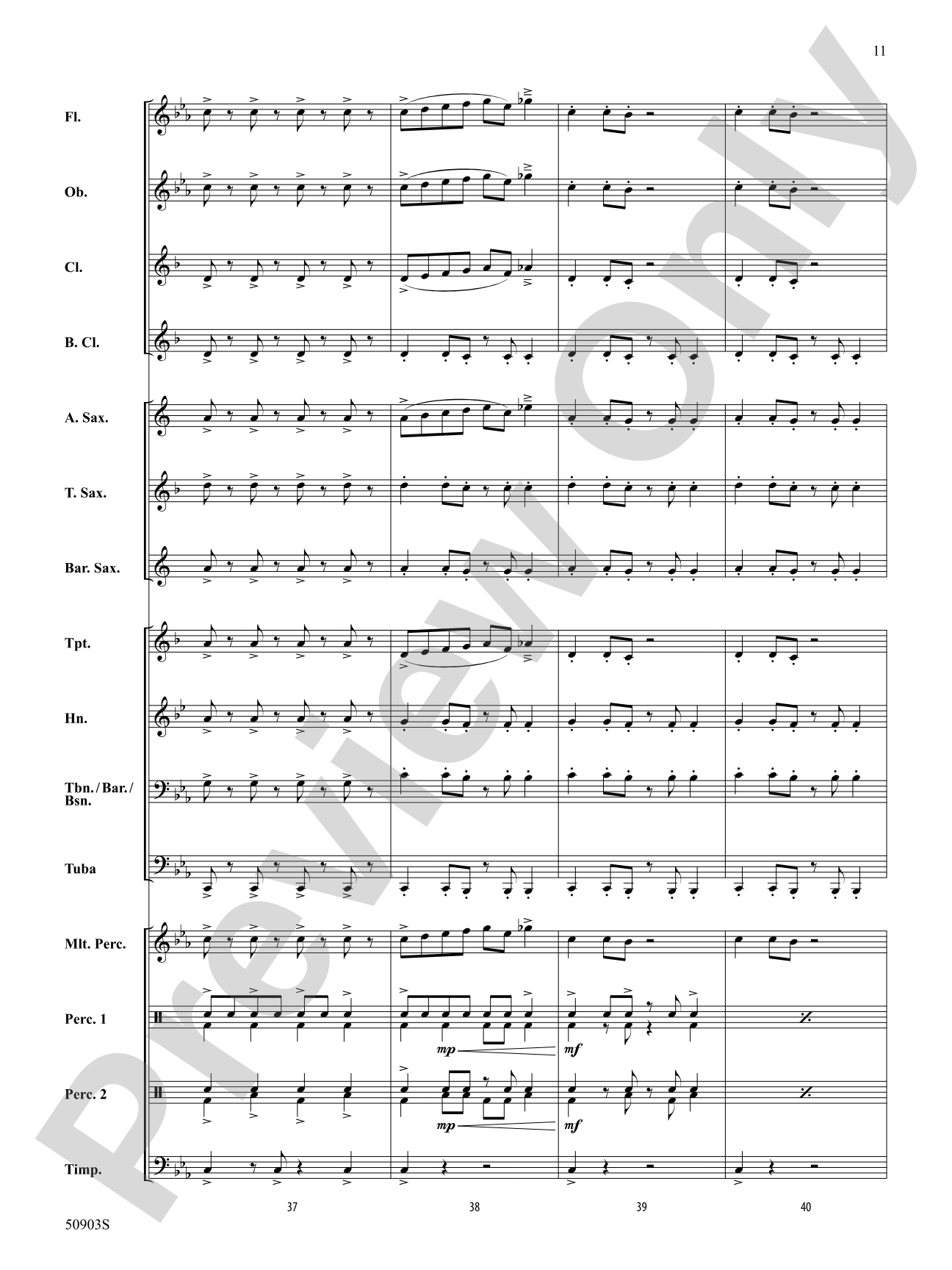 Ritmático: Concert Band Conductor Score & Parts