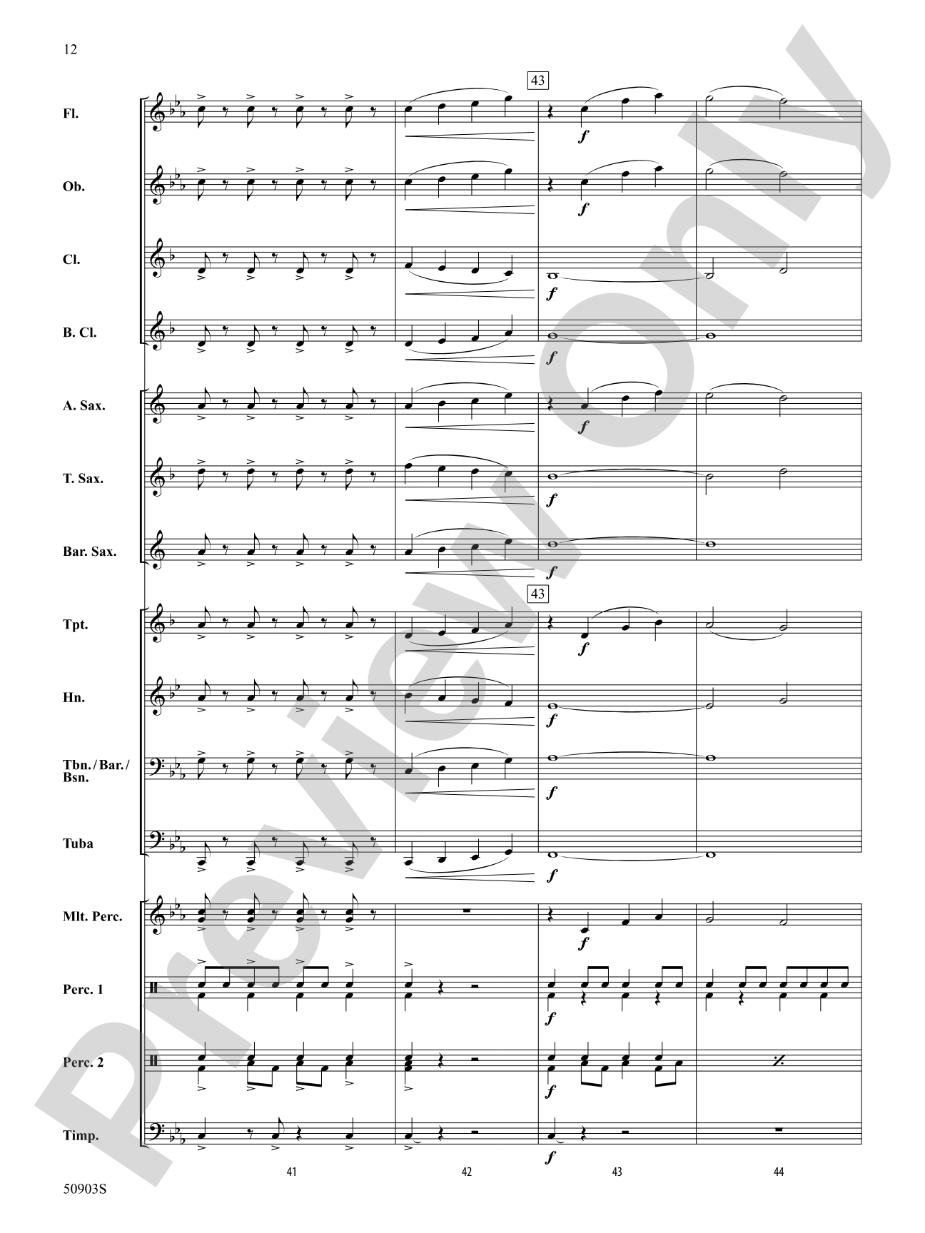 Ritmático: Concert Band Conductor Score & Parts