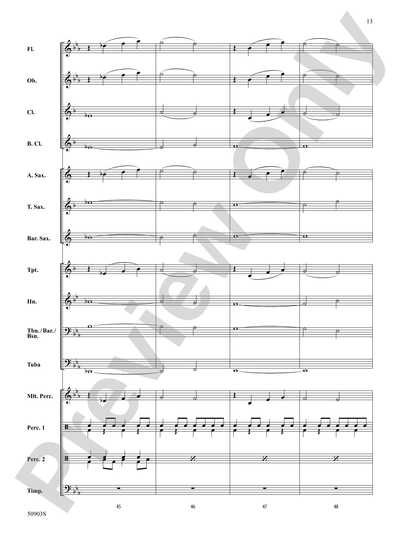 Ritmático: Concert Band Conductor Score & Parts