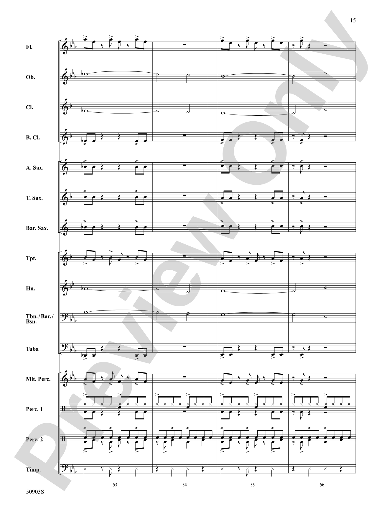 Ritmático: Concert Band Conductor Score & Parts