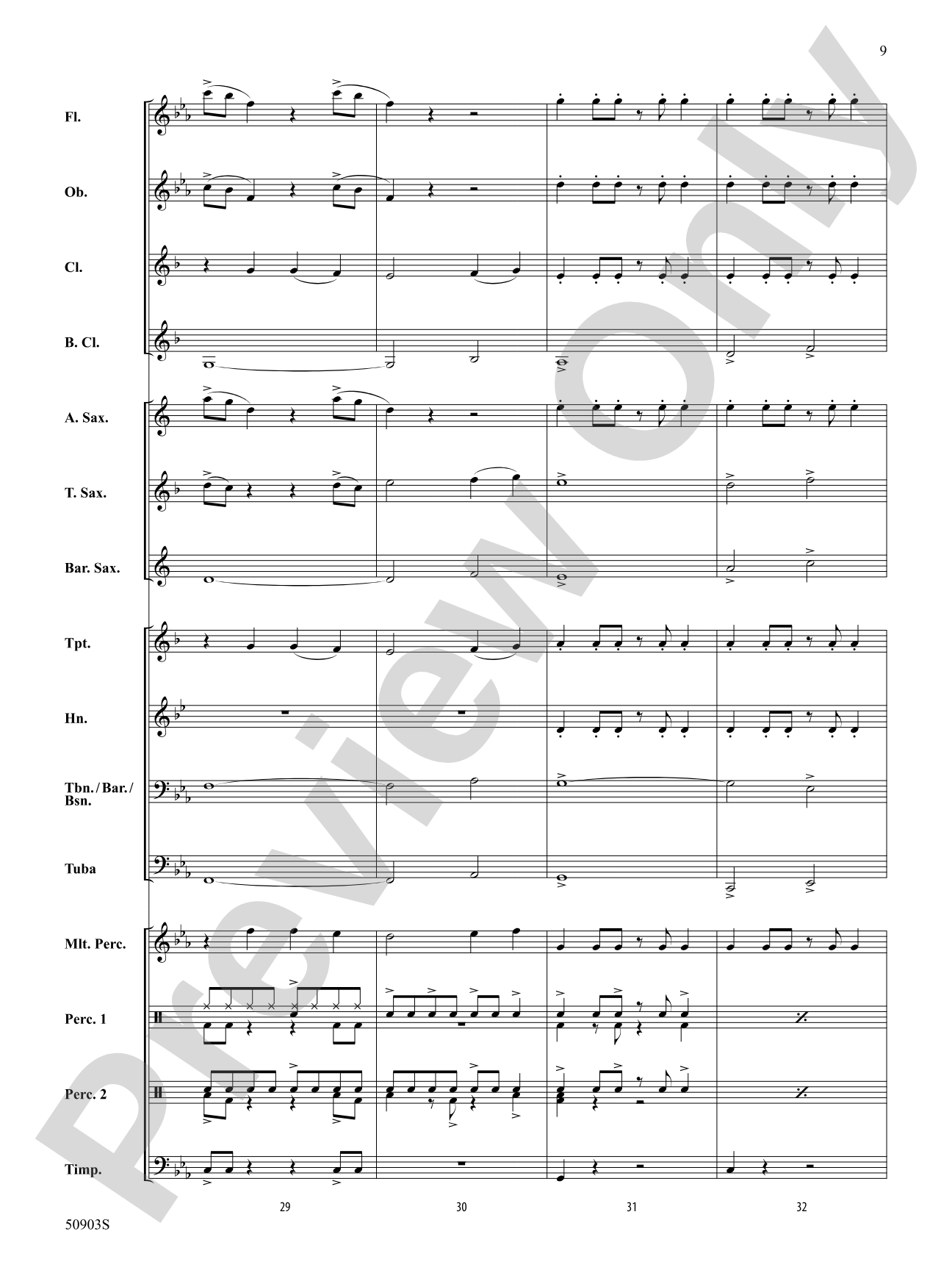 Ritmático: Concert Band Conductor Score & Parts