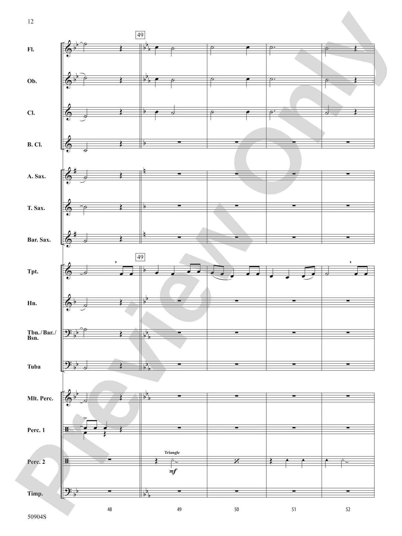 Beach Spring: Concert Band Conductor Score & Parts