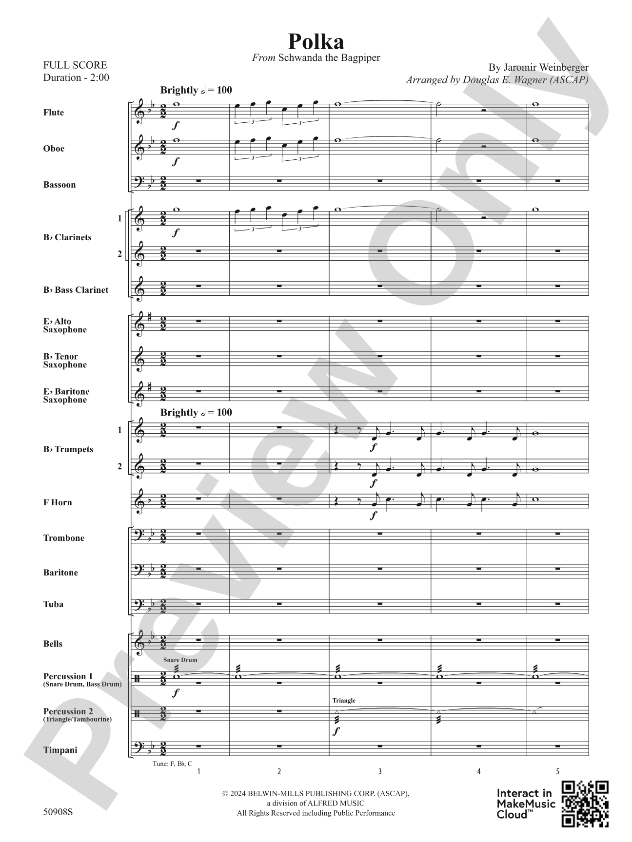 Polka: Concert Band Conductor Score & Parts