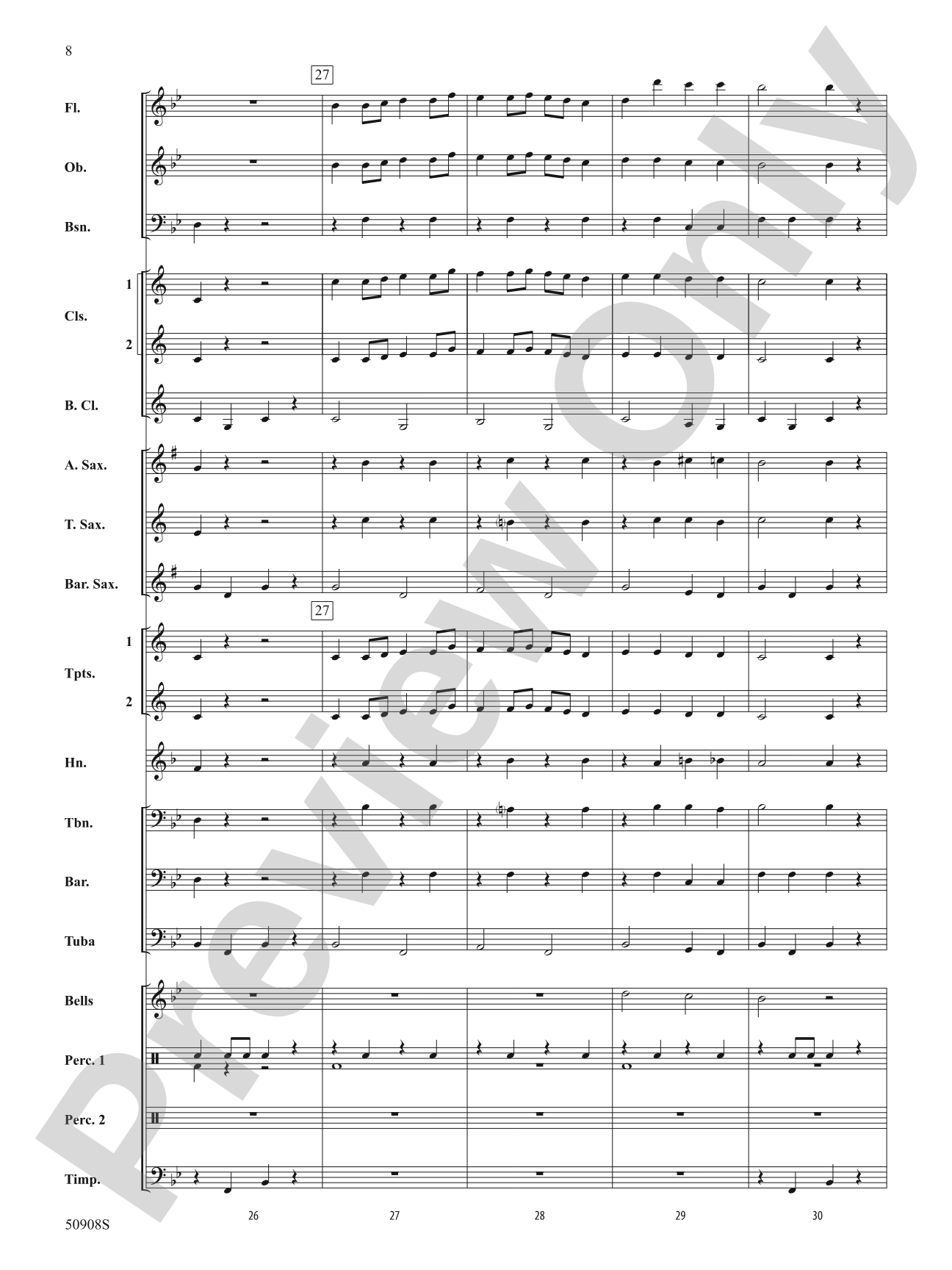 Polka: Concert Band Conductor Score & Parts