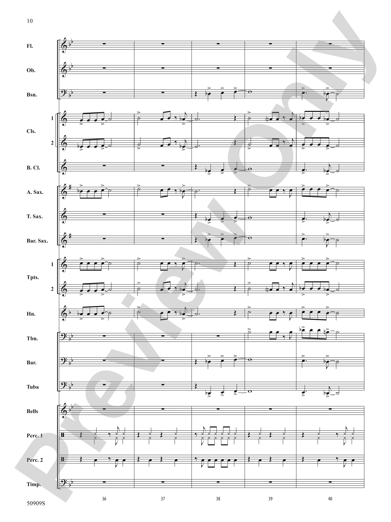 High Velocity: Concert Band Conductor Score & Parts