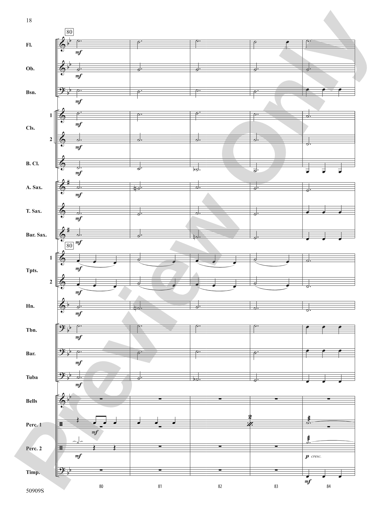 High Velocity: Concert Band Conductor Score & Parts