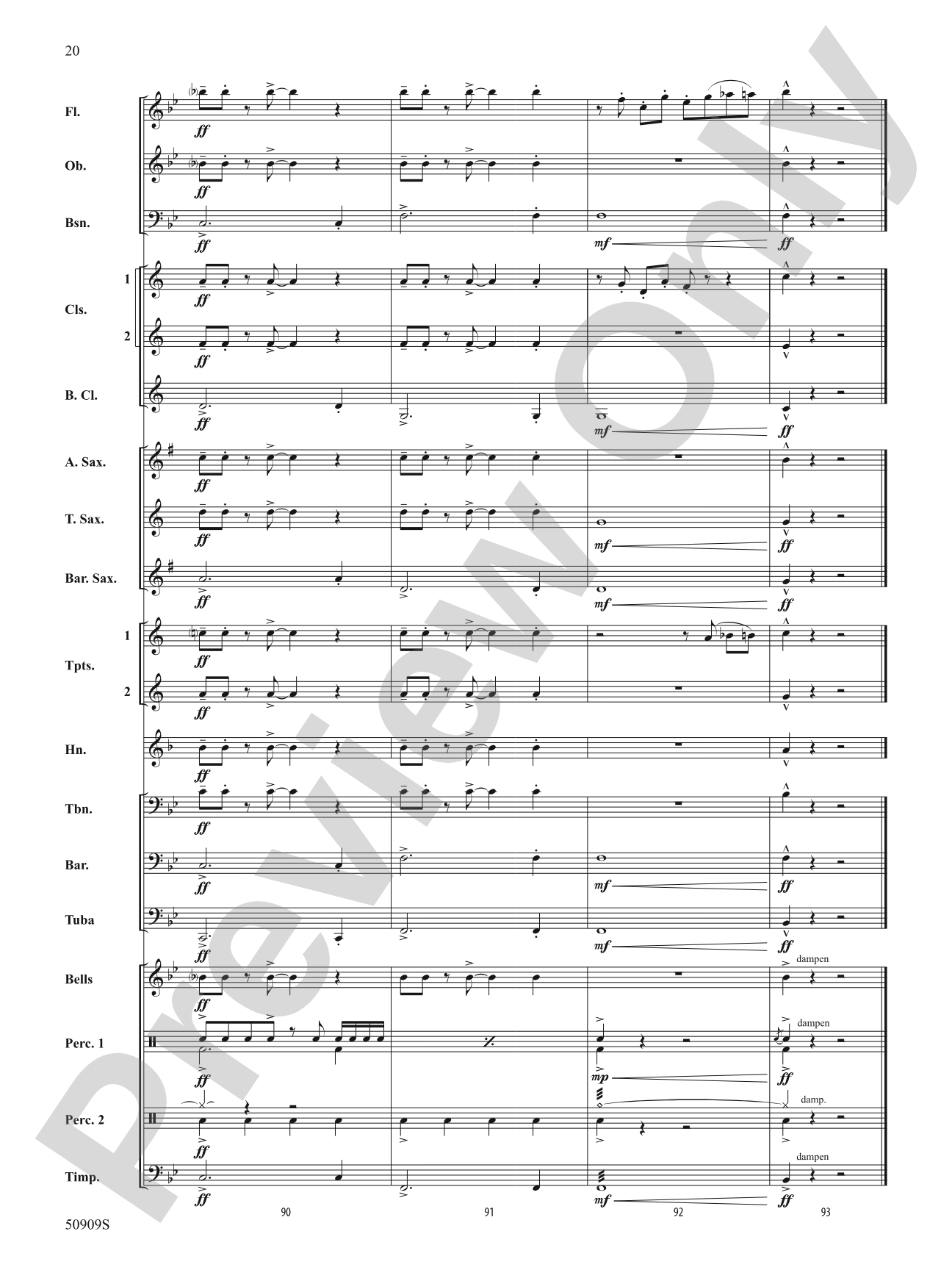 High Velocity: Concert Band Conductor Score & Parts