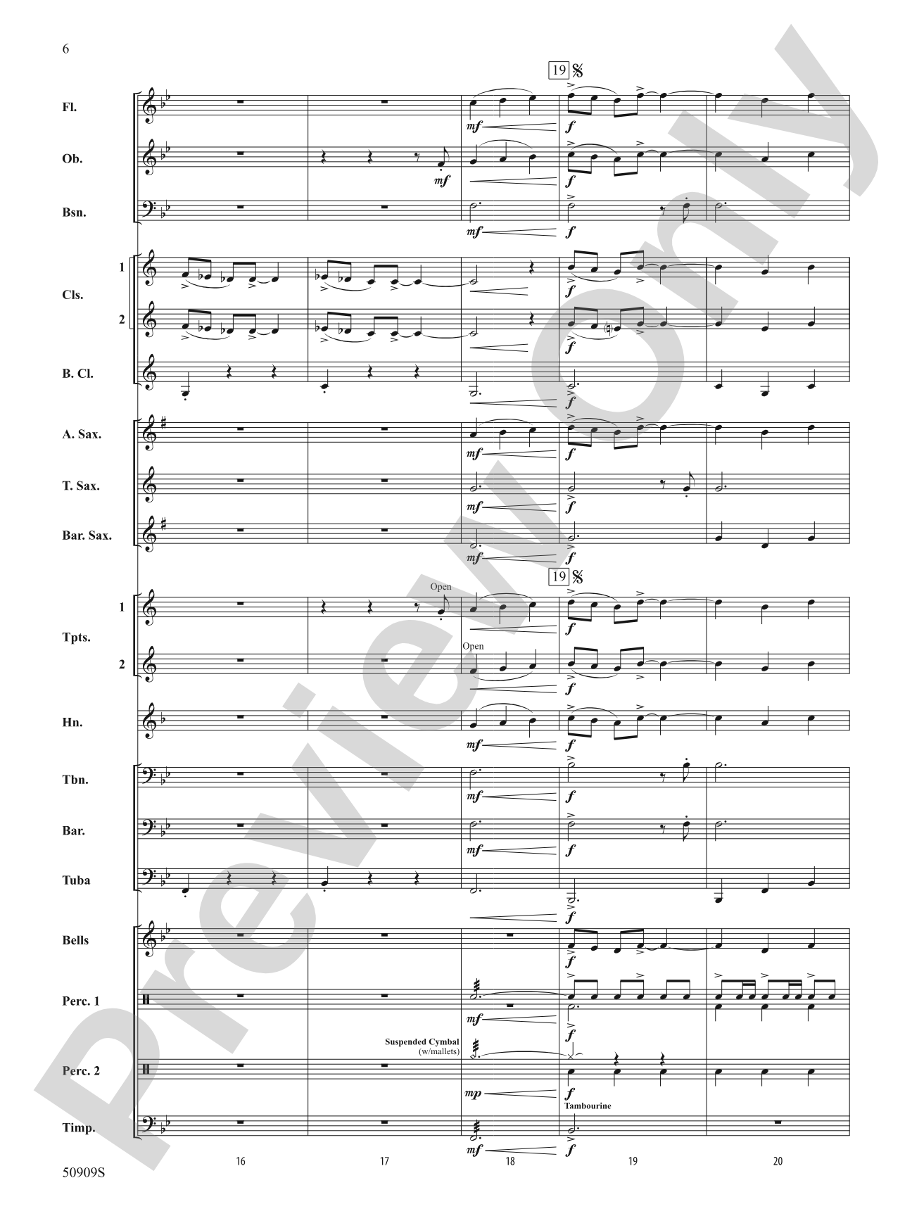 High Velocity: Concert Band Conductor Score & Parts