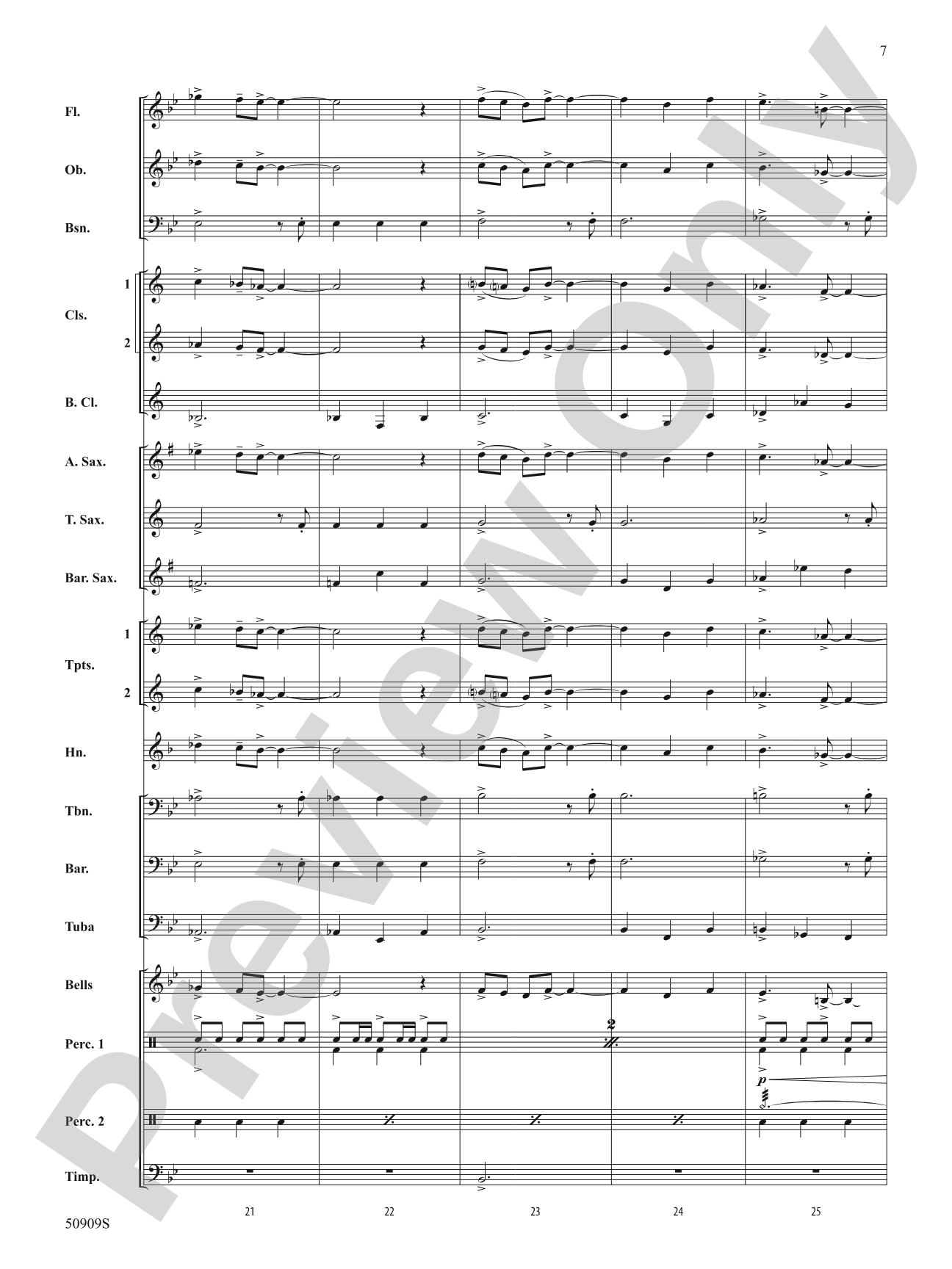 High Velocity: Concert Band Conductor Score & Parts